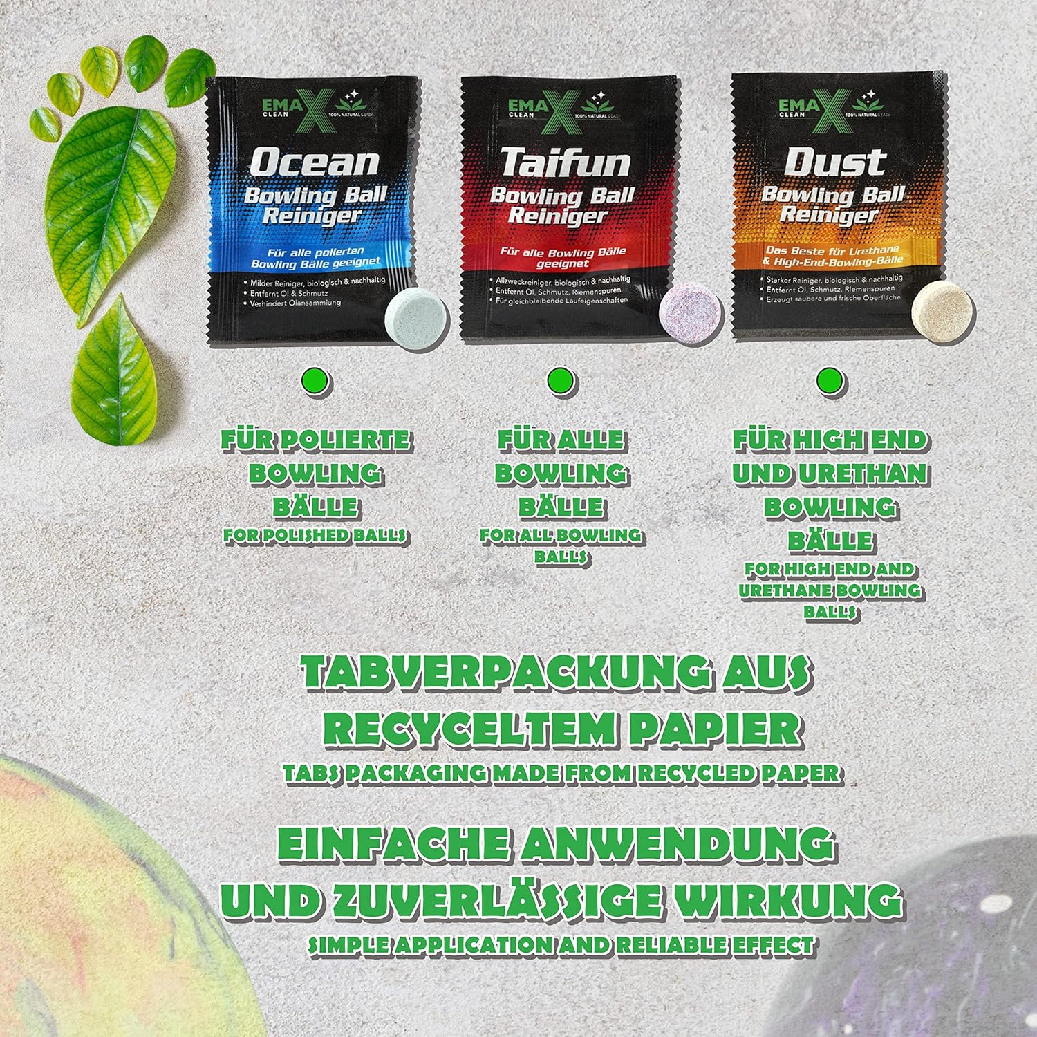 EMAX CLEAN Taifun - Pulitore Palla da Bowling - immagine 5