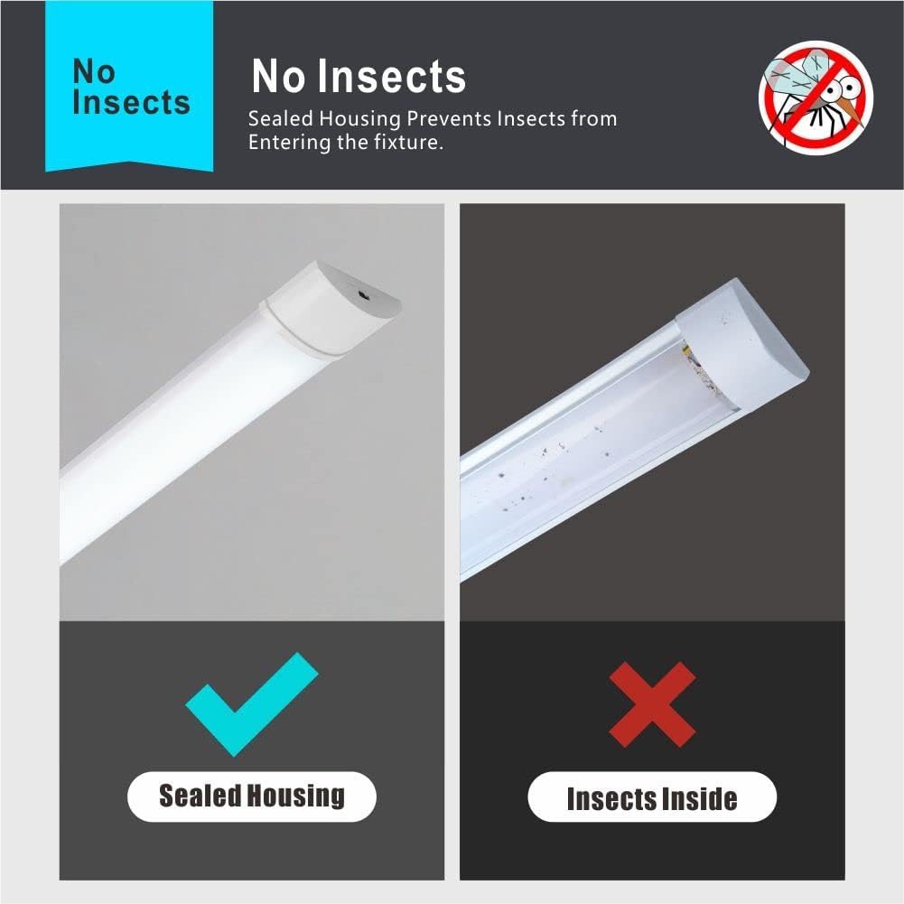 Sundertech 2 Pezzi Lampada a Tubo LED 120CM 34W 3750lm - immagine 2