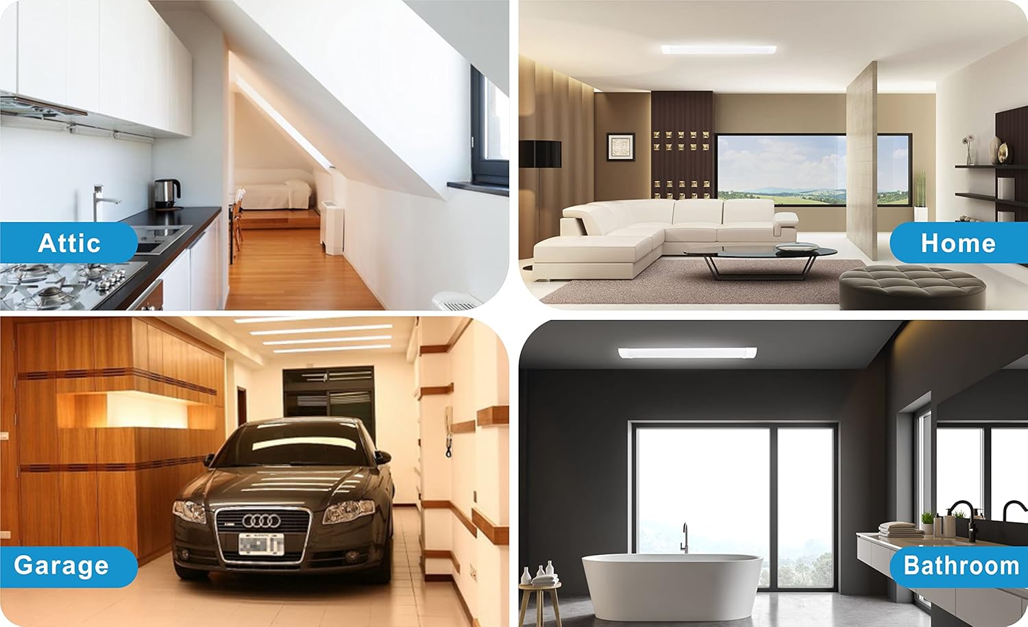 Sundertech 2 Pezzi Lampada a Tubo LED 120CM 34W 3750lm - immagine 7