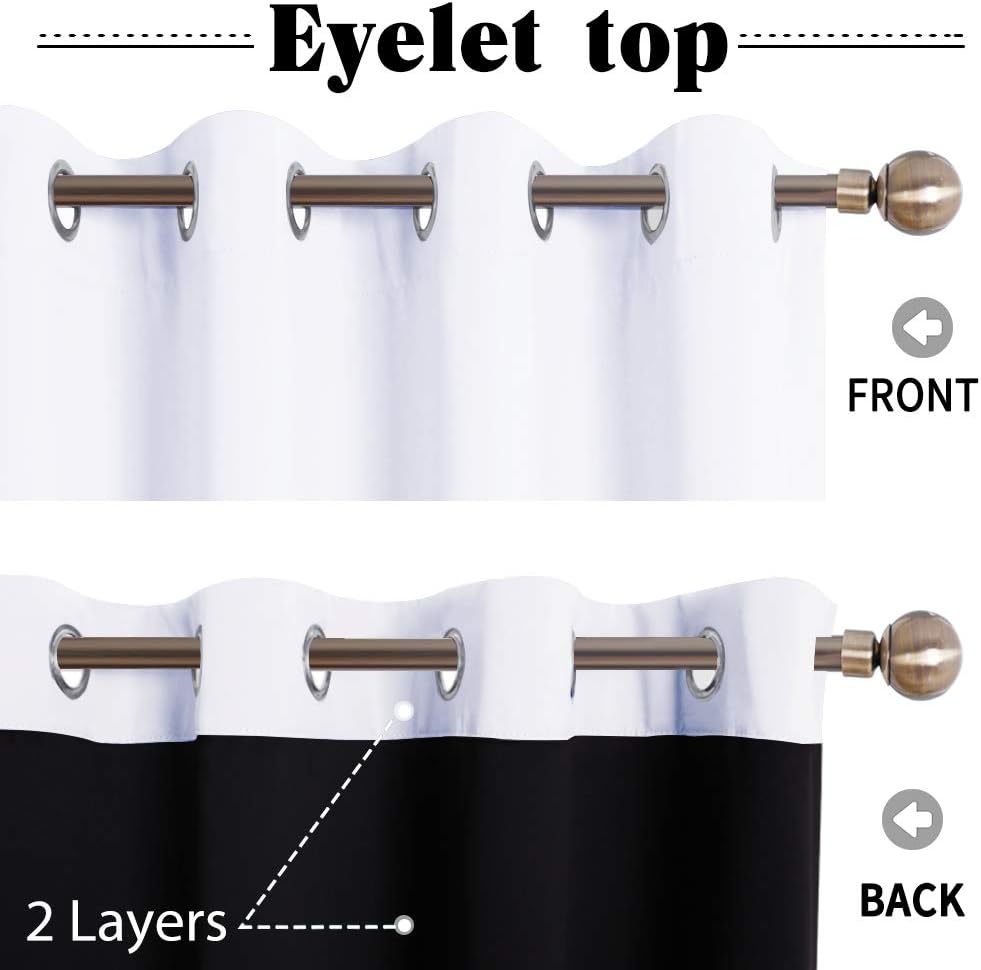 Pony Dance Tende Oscuranti 100% Bianche con Anelli - immagine 4