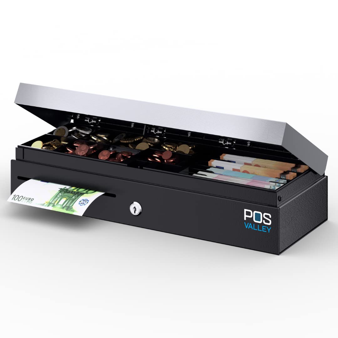POS VALLEY Cassetto Contanti Flip-Top Professionale