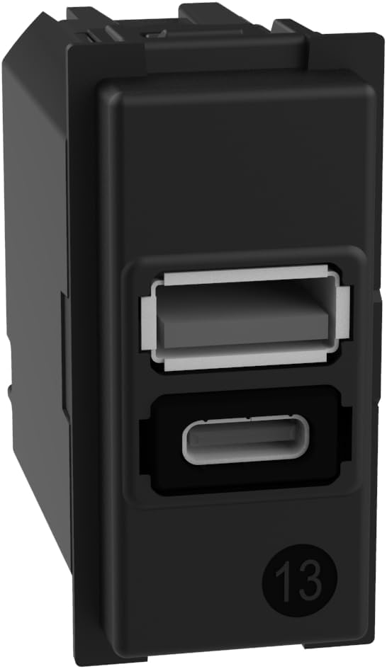 Bticino K4191AC Caricatore USB Tipo A e C 15W - immagine 1