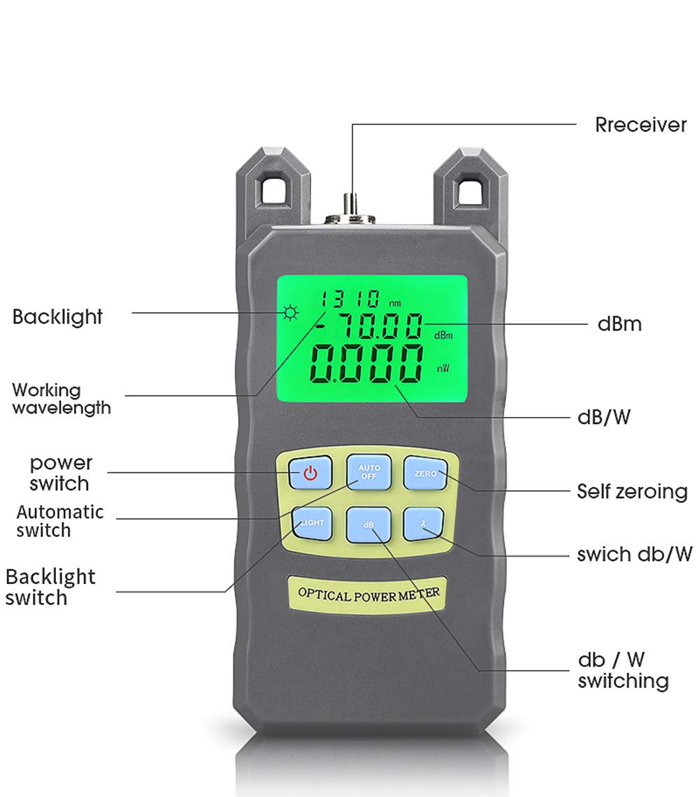 Daxgd Misuratore di Potenza Fibra Ottica + Localizzatore Guasti 30mW - immagine 4