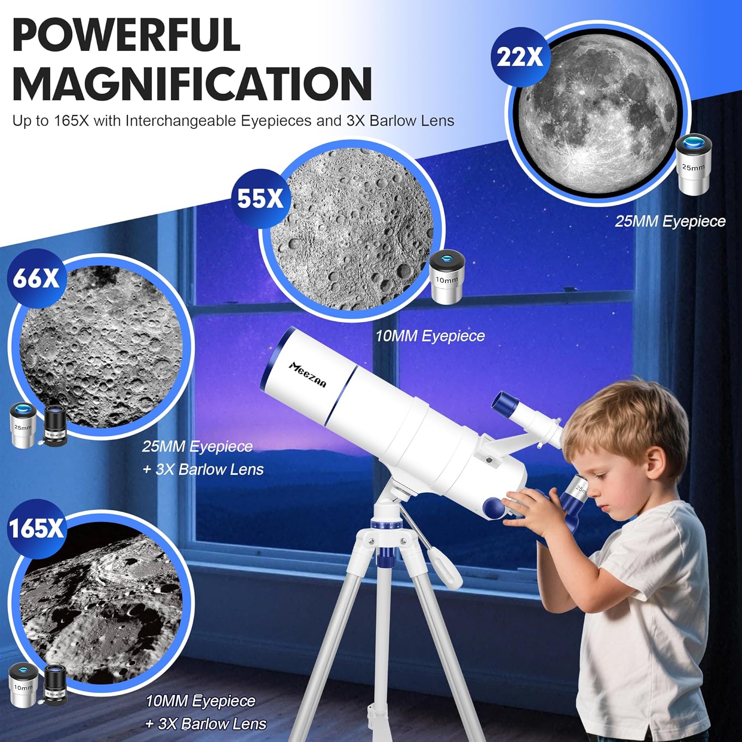 Telescopio Astronomico Professionale 90mm/550mm - immagine 3