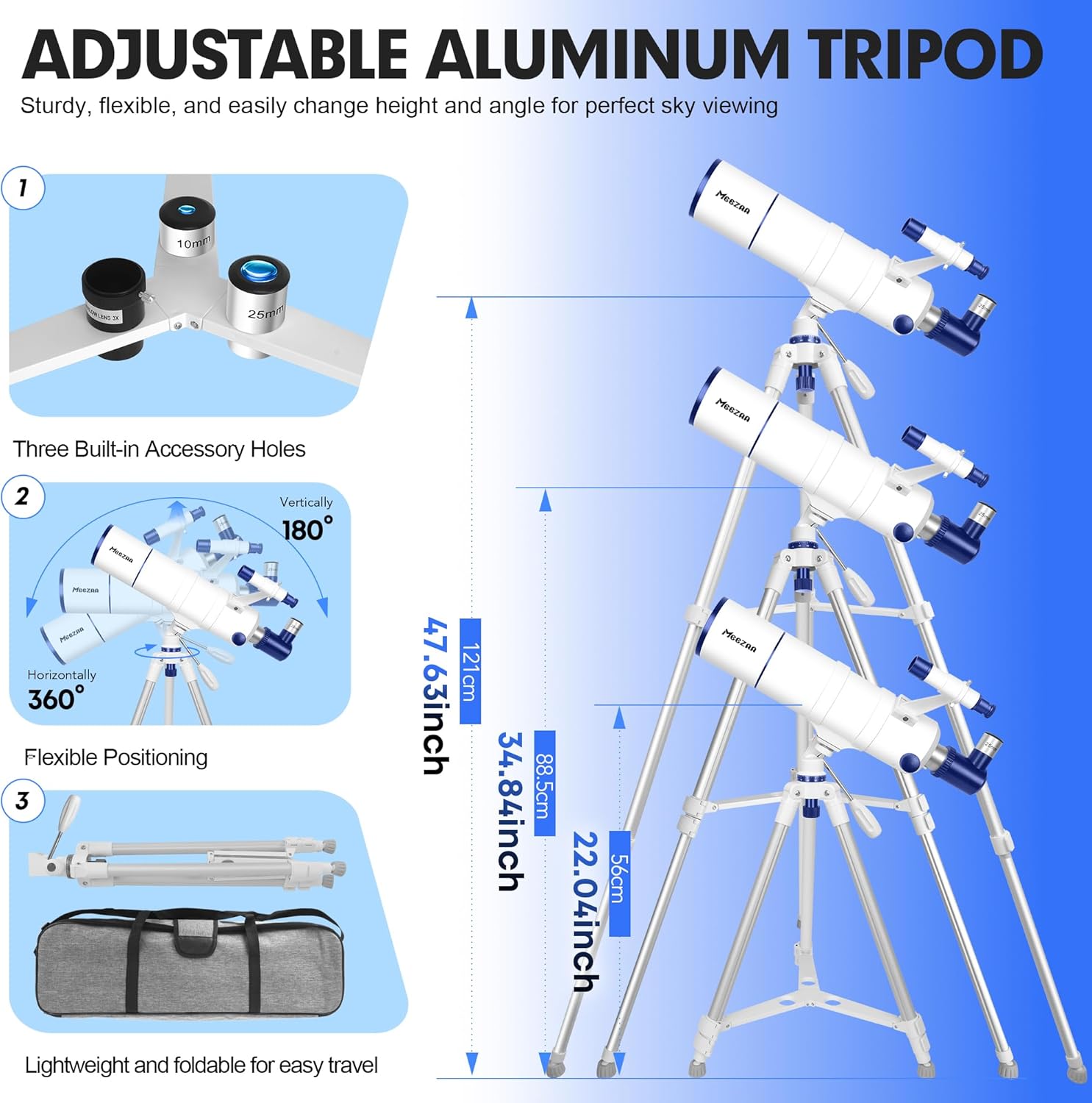 Telescopio Astronomico Professionale 90mm/550mm - immagine 5