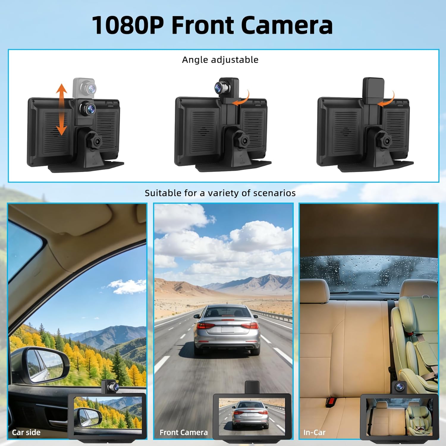 Schermo Auto Wireless Carplay & Android Auto 7 Pollici - immagine 3