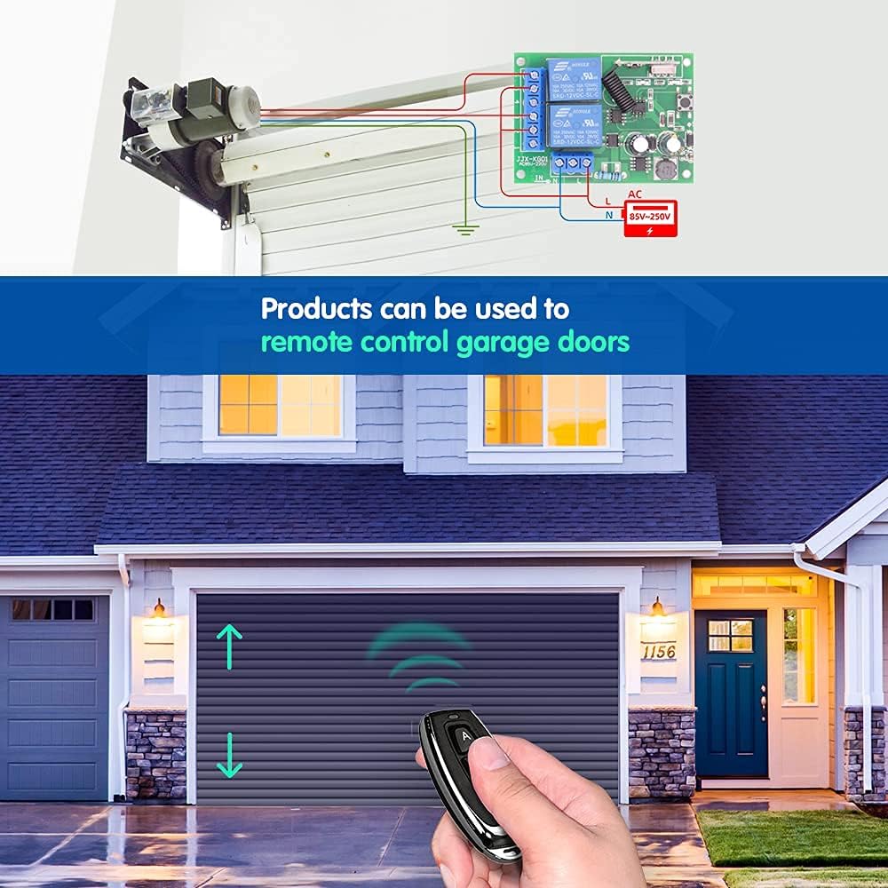 Dieserc Interruttore Remoto Wireless 433 Mhz RF - immagine 2