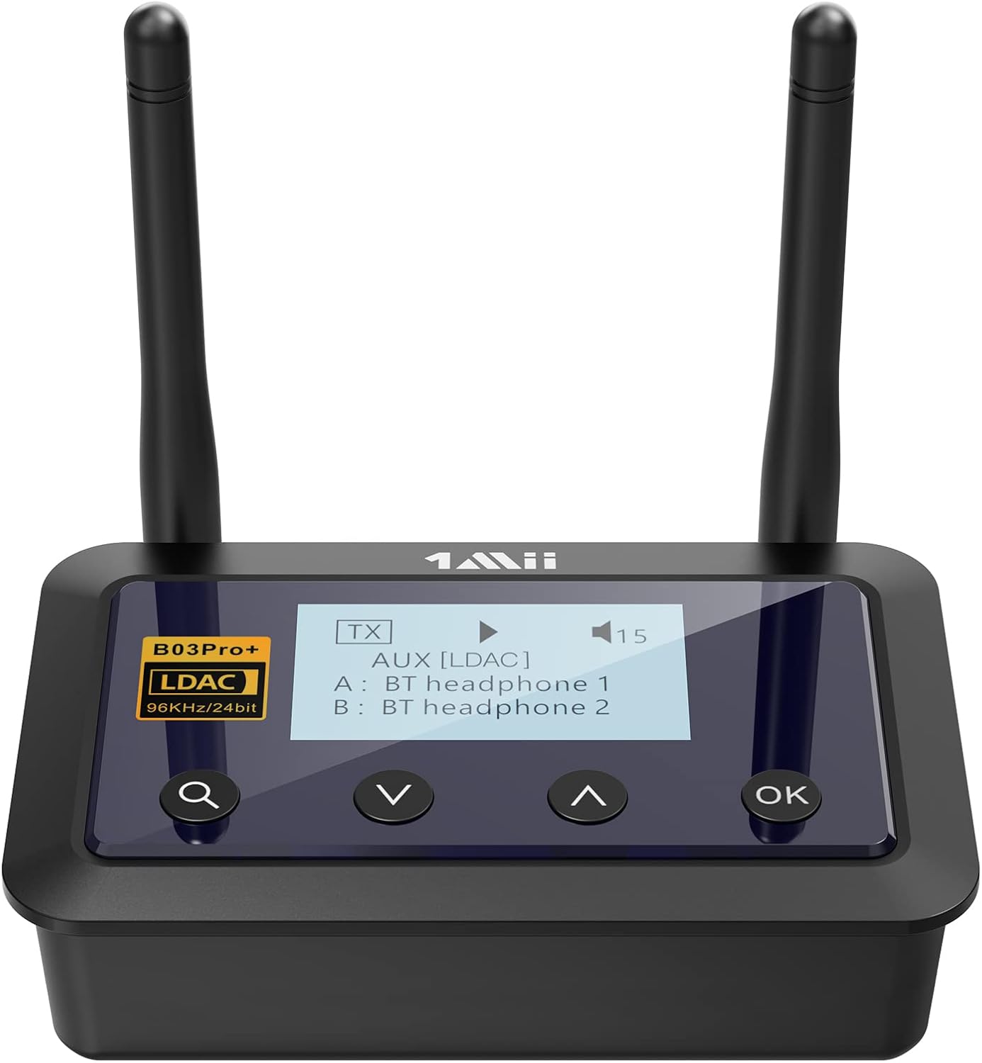 1mii B03Pro+ Trasmettitore Ricevitore Bluetooth 5.3 LDAC - immagine 1