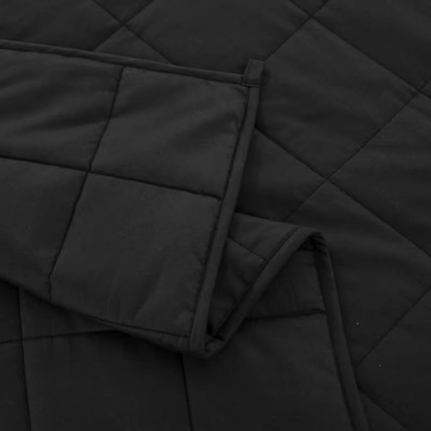 Vonia Coperta Ponderata 7 kg - 150x200 cm, Nera - immagine 6