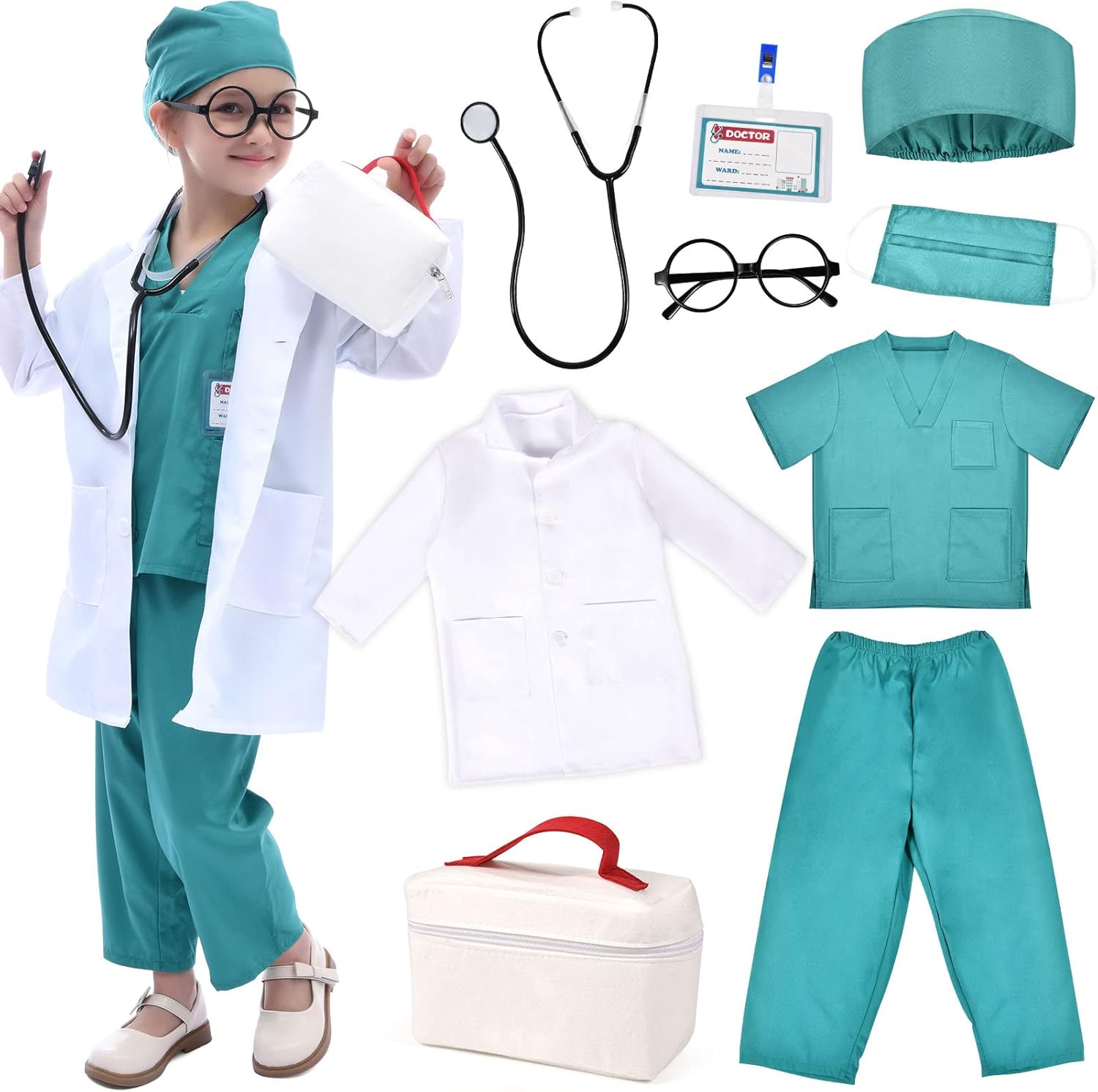 Tacobear Kit Dottore per Bambino 9 Pezzi - immagine 1