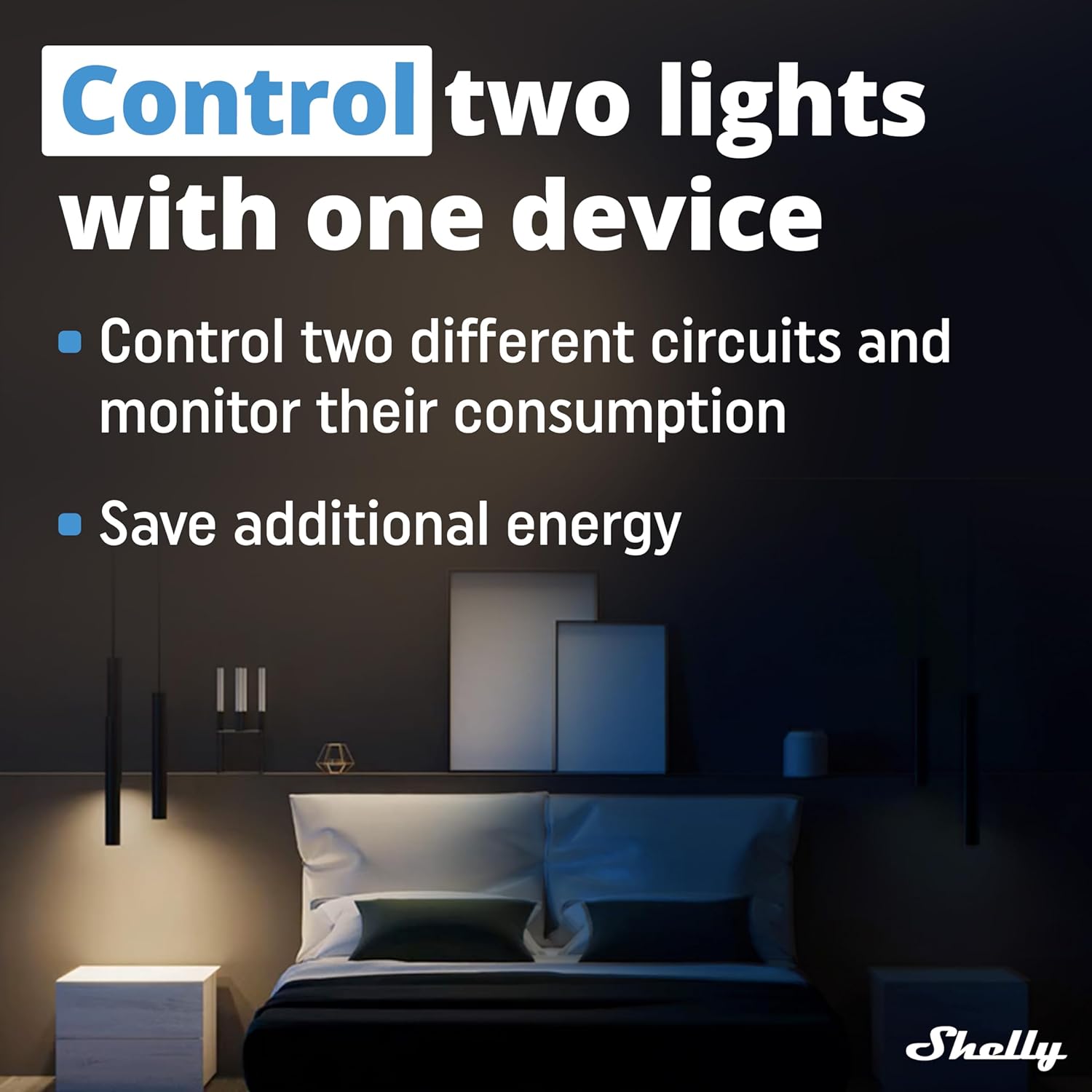 Shelly Plus 2PM - Interruttore Relè WiFi & Bluetooth (2 Pezzi) - immagine 3