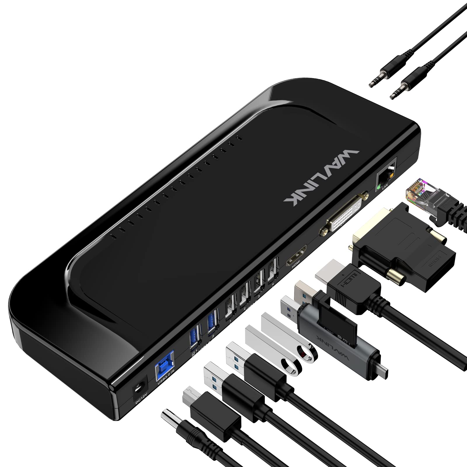 Wavlink Docking Station 13-in-1 USB-C Hub Dual Display