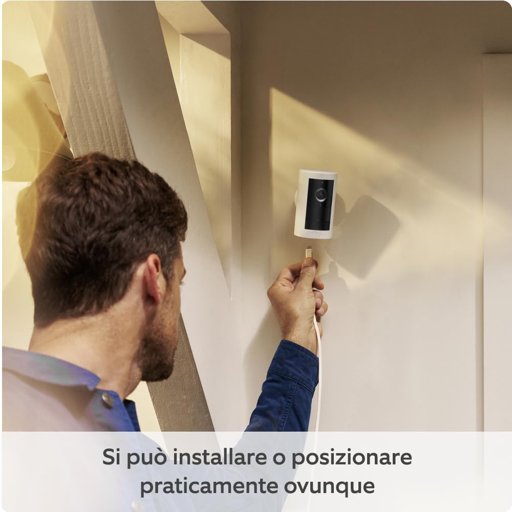 Ring Videocamera Esterna Plus Plug-in (Ultimo modello) - immagine 5