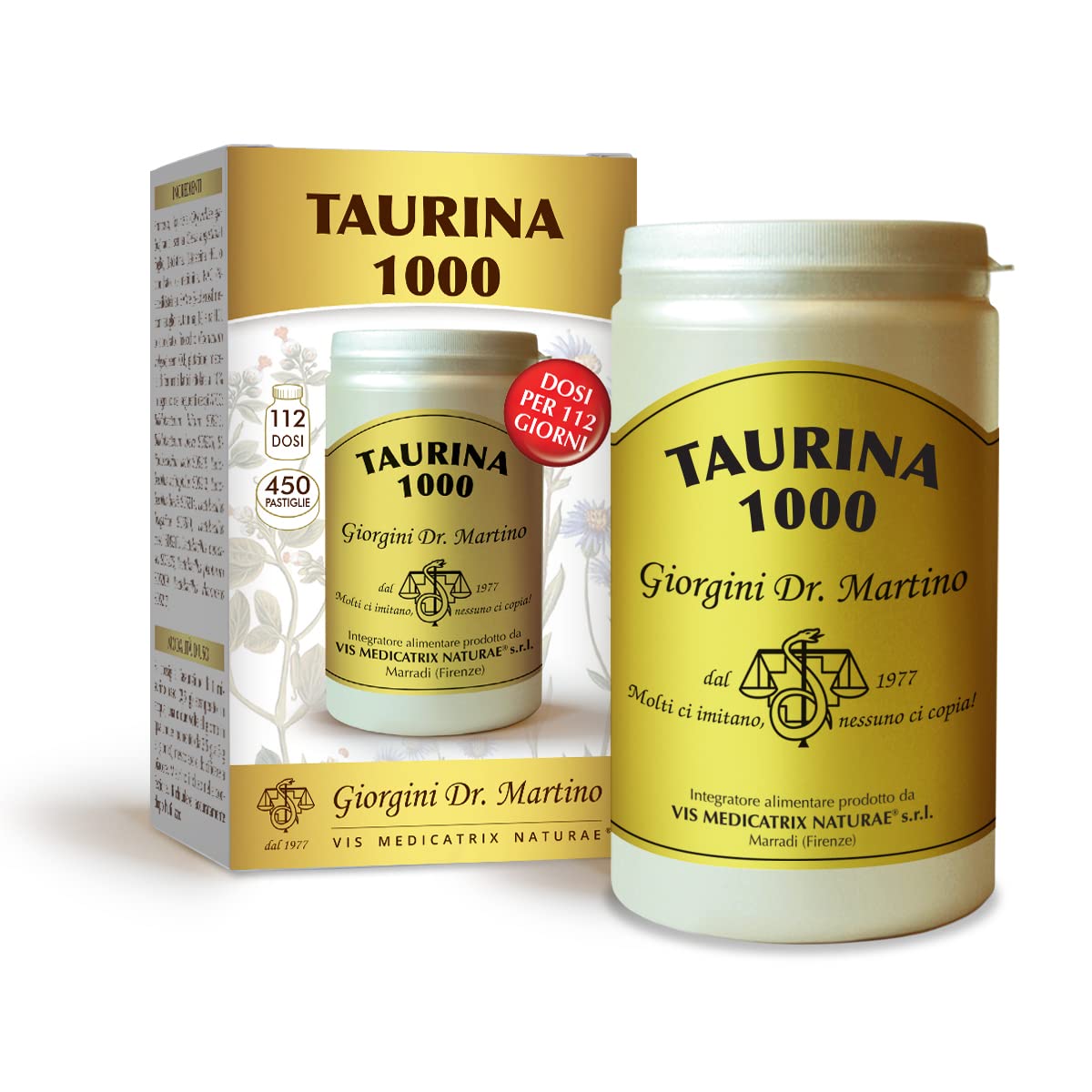 Dr Giorgini TAURINA 1000 pastiglie - 180g