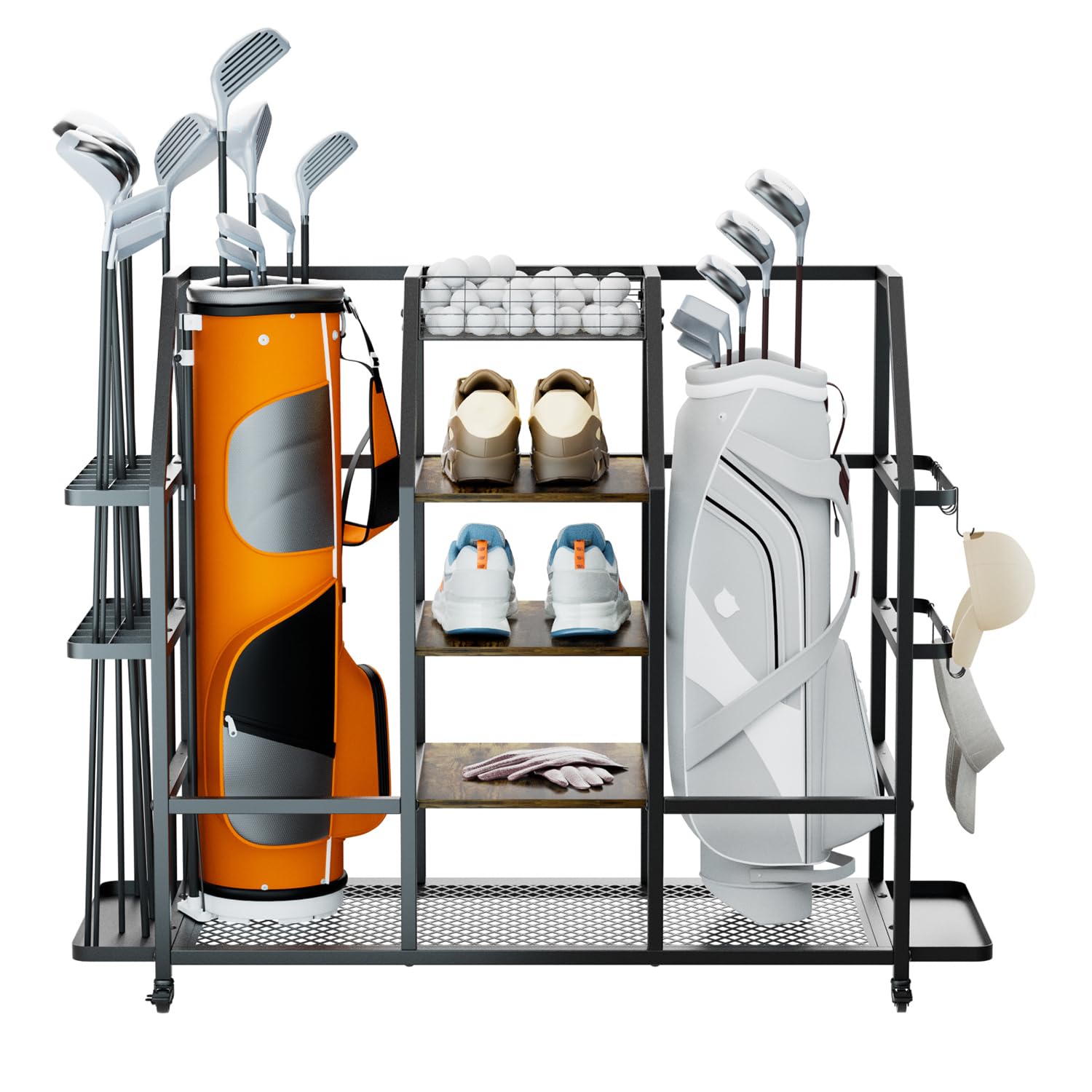 DFENG Borsa da Golf Organizer Extra Grande con Ruote