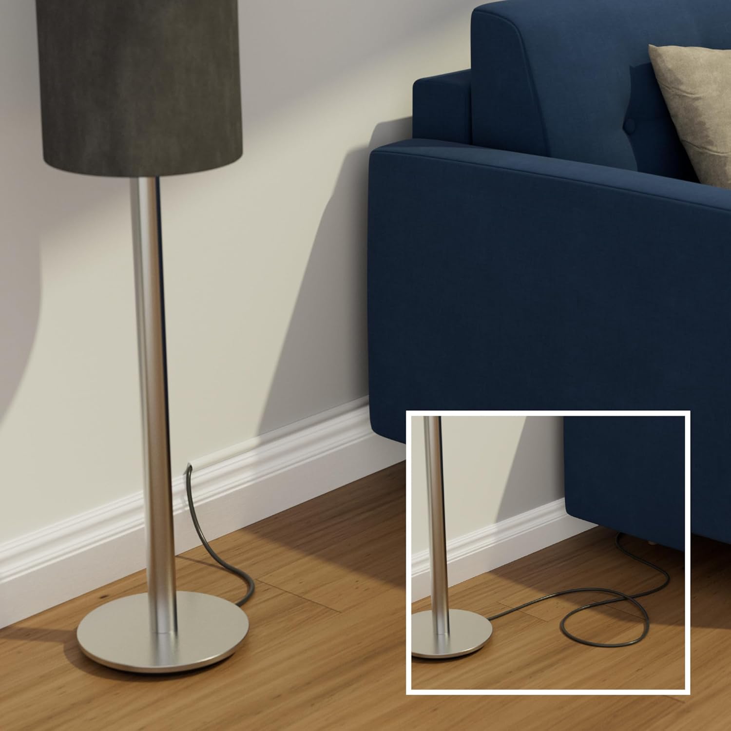 D-line Nascondi Cavi - Canalina Passacavi TV (10x40cm) - immagine 7