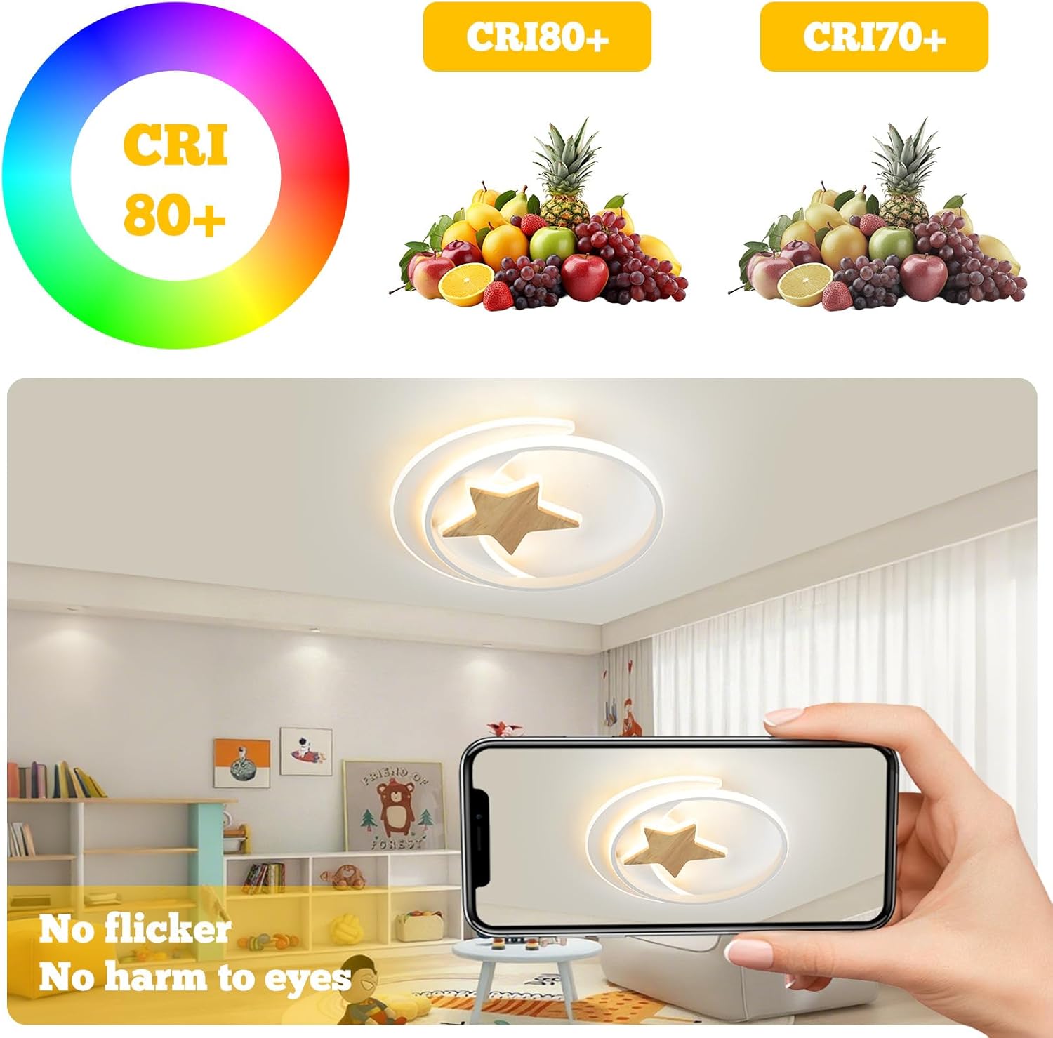 Plafoniera LED Soffitto Dimmerabile 50CM 42W - immagine 8