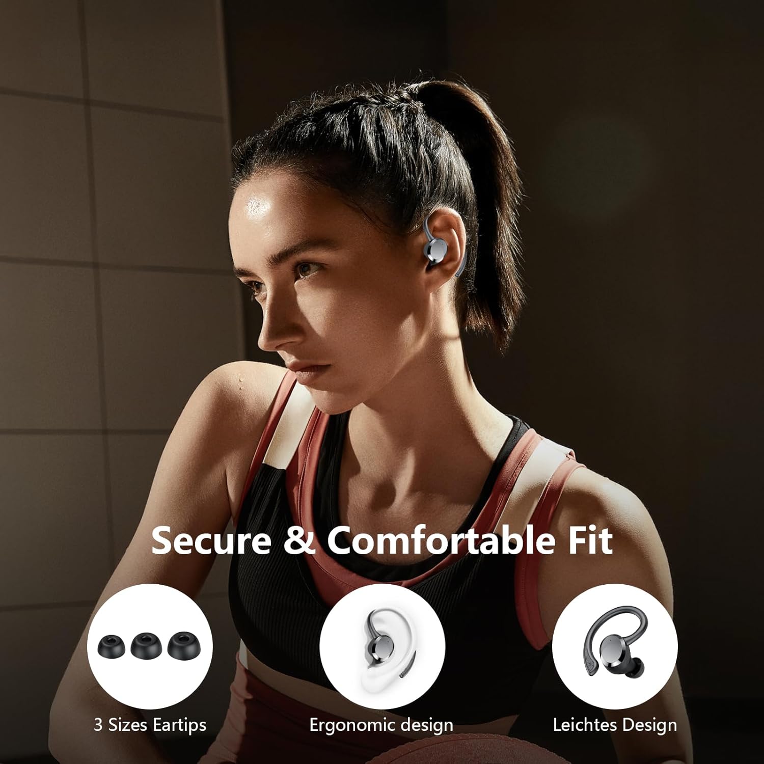 Cuffie Bluetooth Sport 2025 - Auricolari Wireless 68 Ore - immagine 5