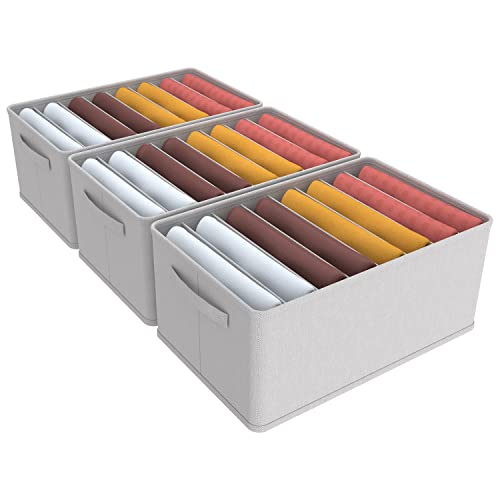 Organizer Armadio Cassettiera per Jeans - 3 Pezzi - immagine 1