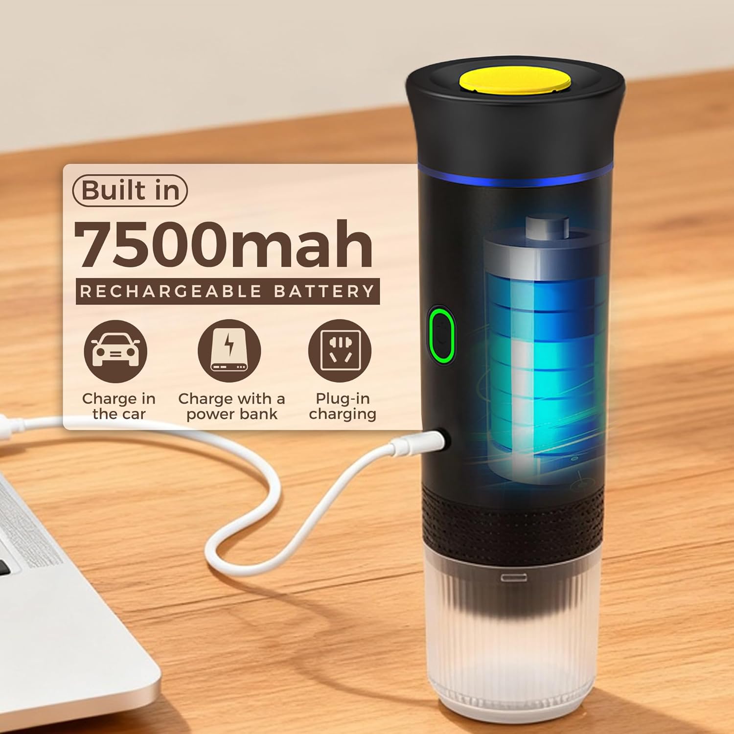 Macchina da Caffè Portatile 3 in 1, Verde - immagine 4