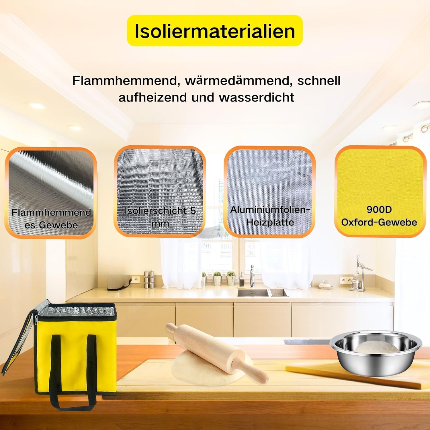 Cloud Fire Scatola Lievitazione Impasto 150W Pieghevole - immagine 3