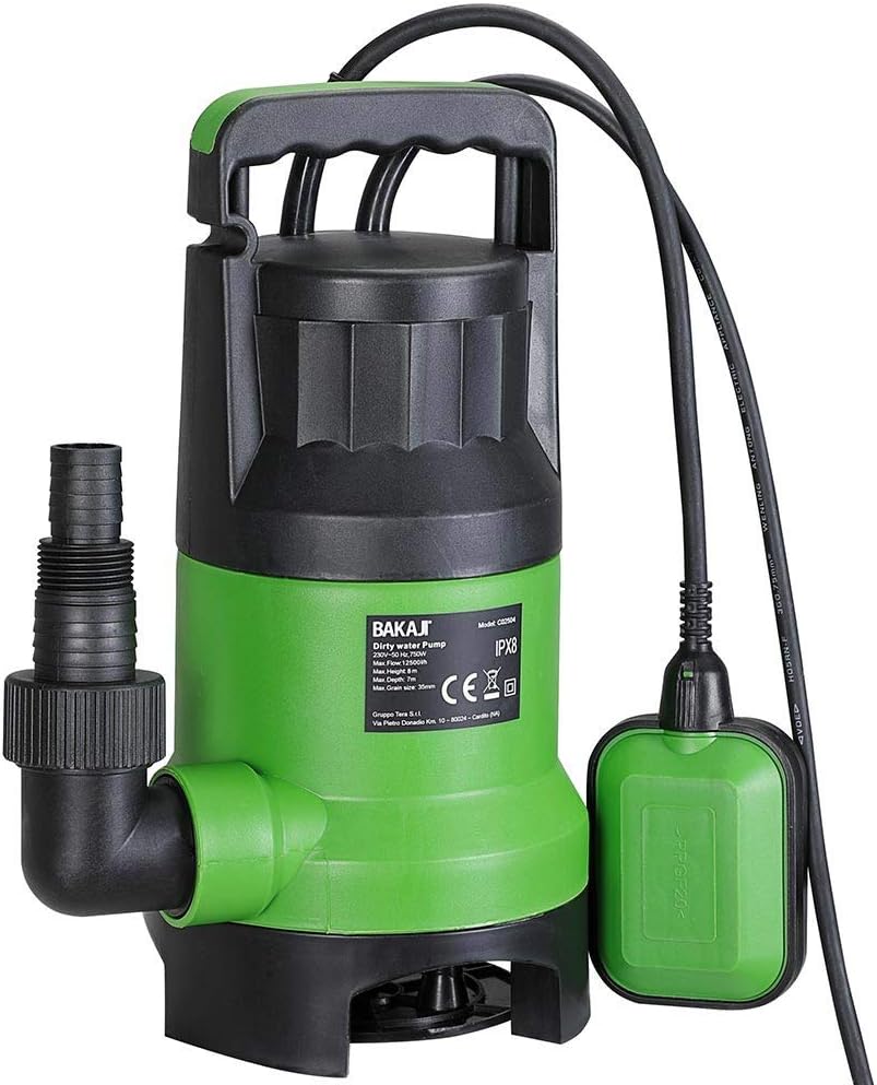 Bakaji Pompa Immersione Elettropompa Acque Sporche 750W - immagine 1