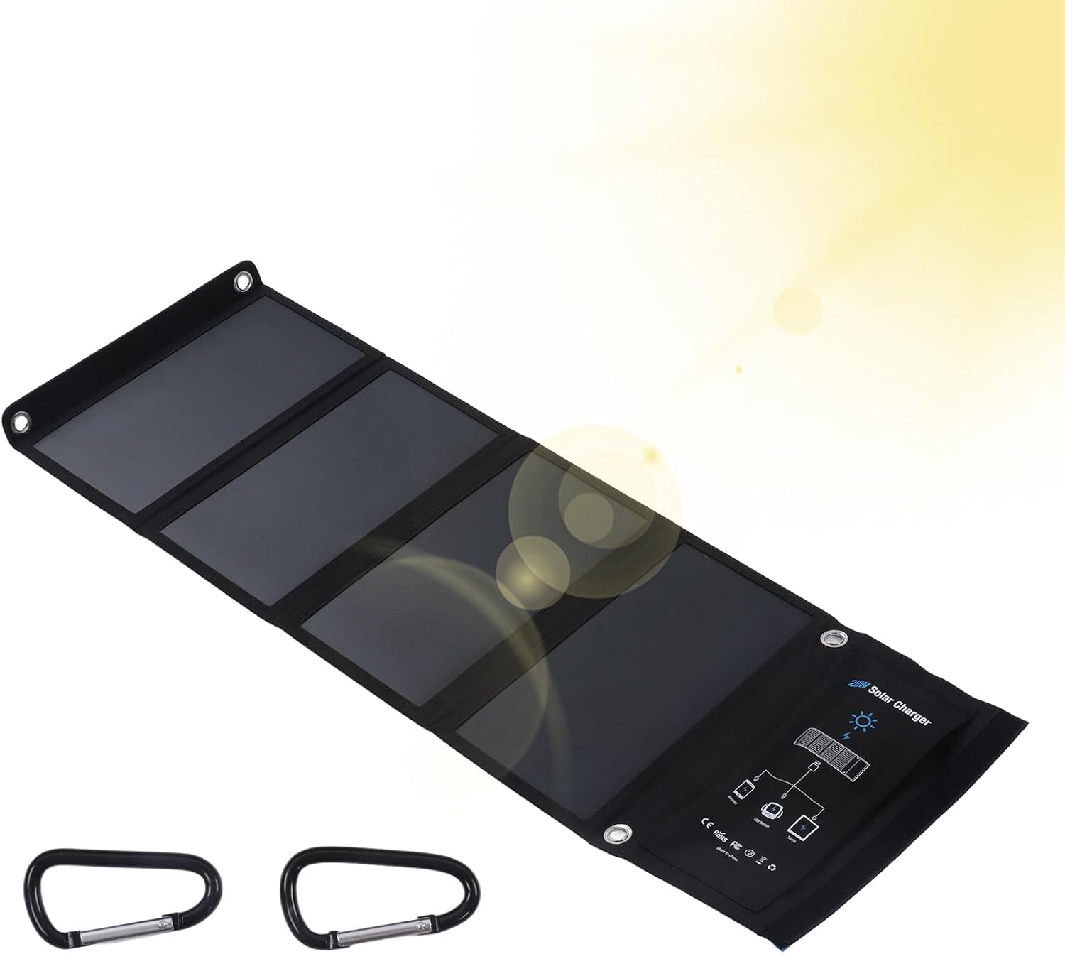 Caricatore Solare Portatile 28W DC5V - immagine 1