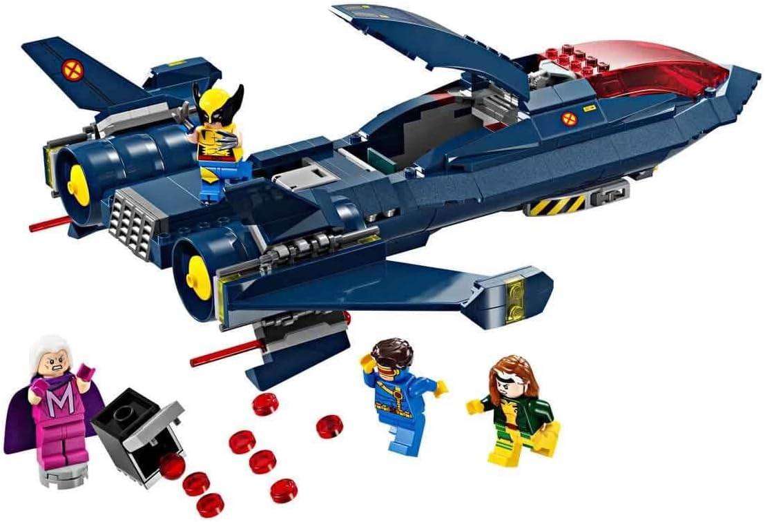 Lego Marvel X-Jet di X-Men - Aereo Giocattolo con Minifigure - immagine 4
