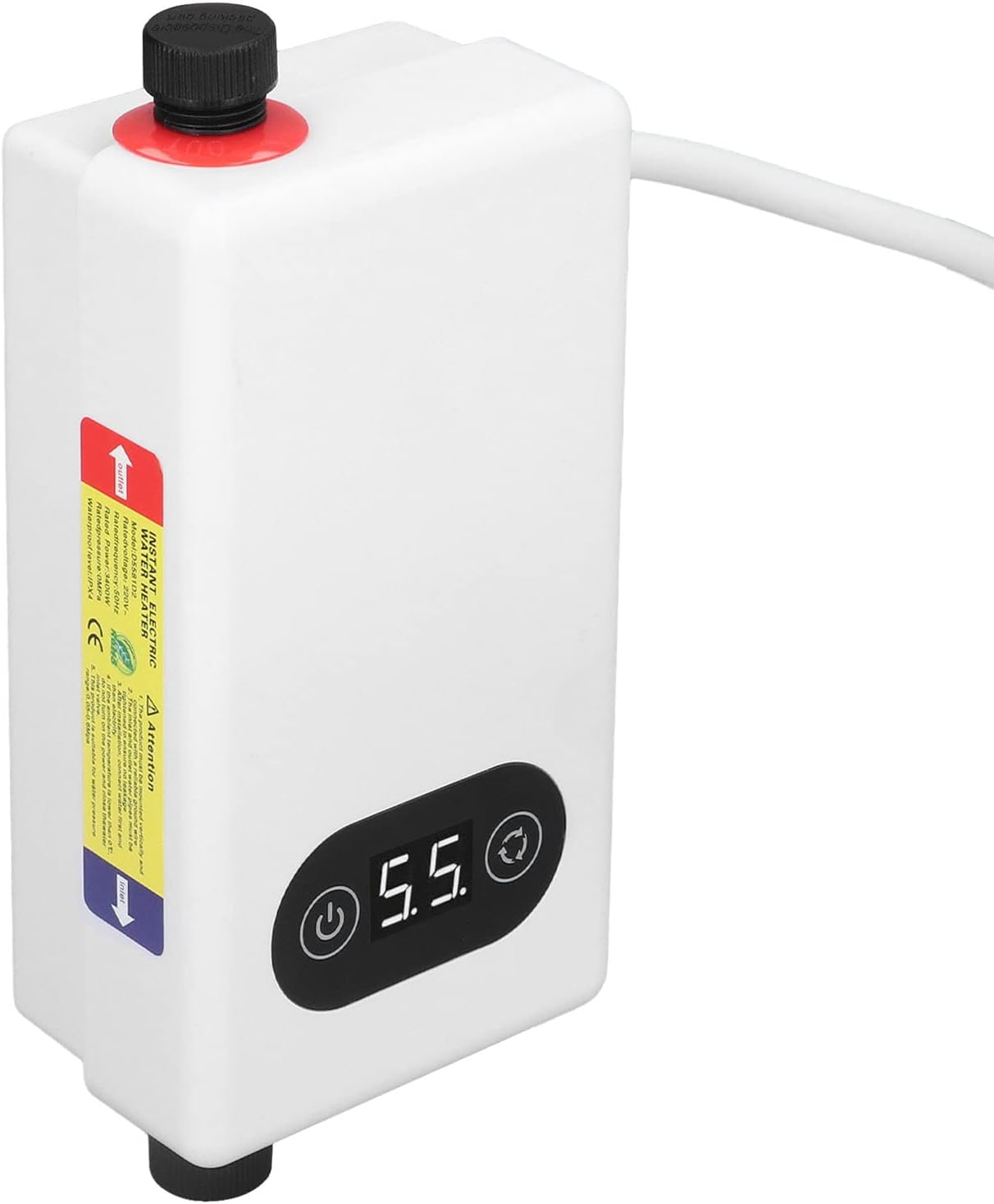 Scaldacqua Istantaneo Elettrico 3400W a Temperatura Costante