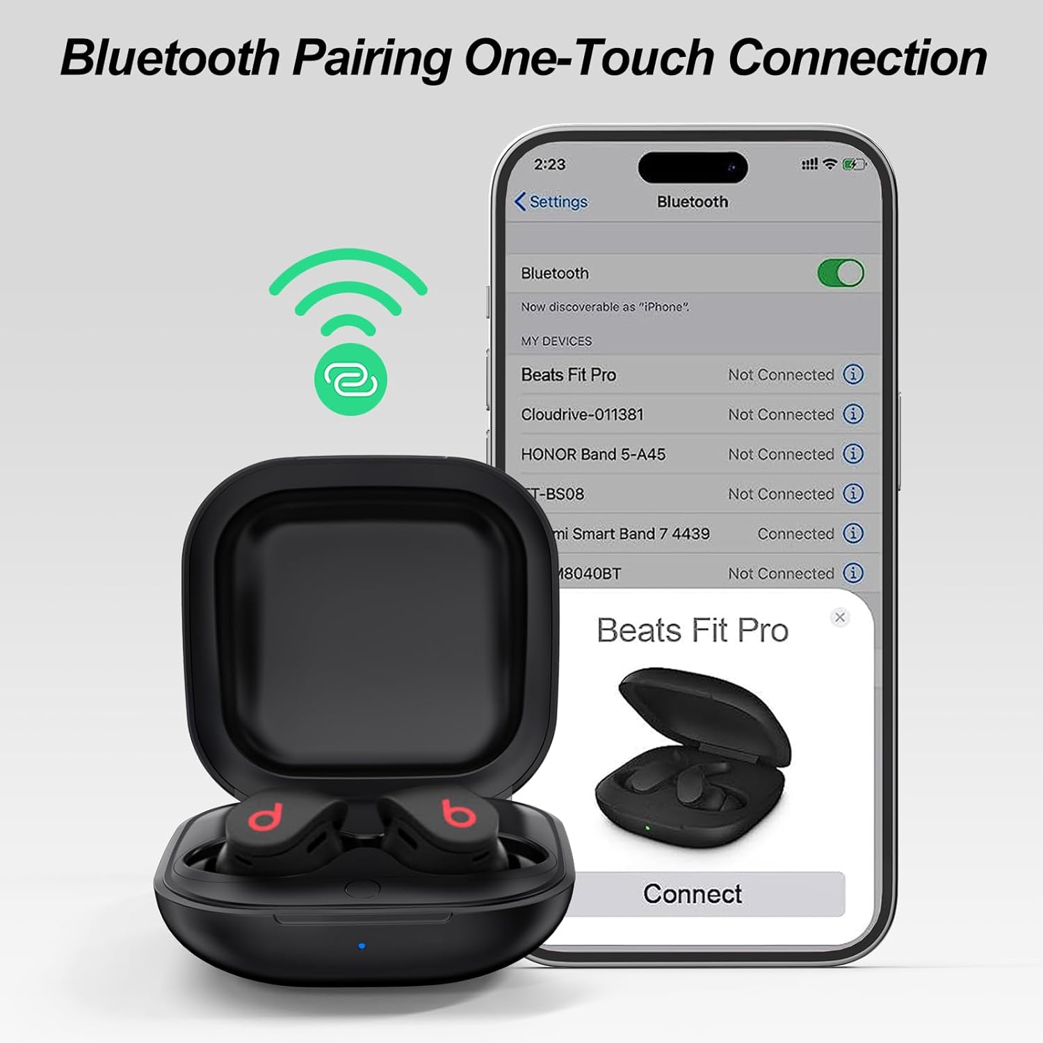 Custodia Ricarica Wireless per B-eats Fit Pro 700 mAh - immagine 5