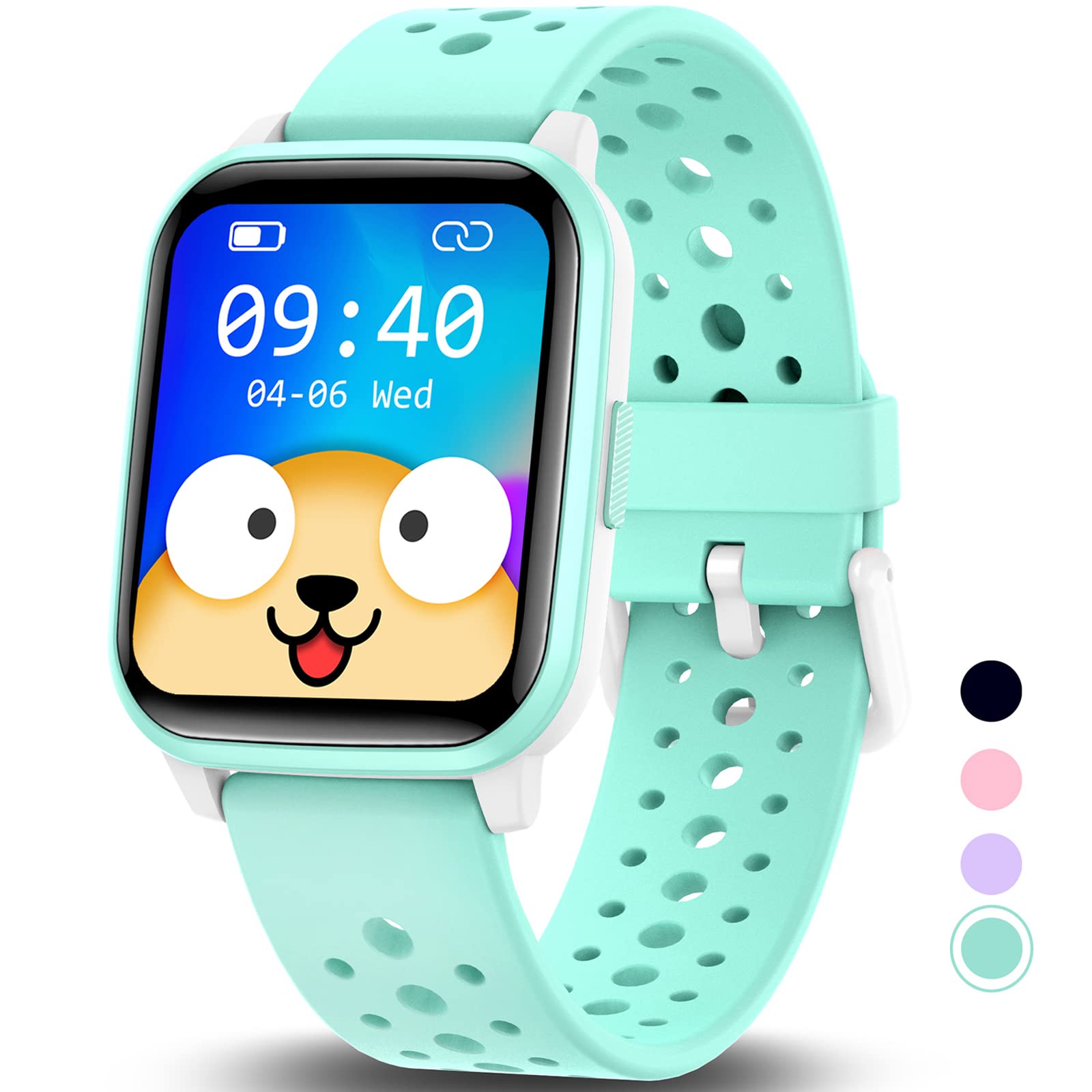 Orologio Fitness Tracker per Bambini Impermeabile IP68, Green