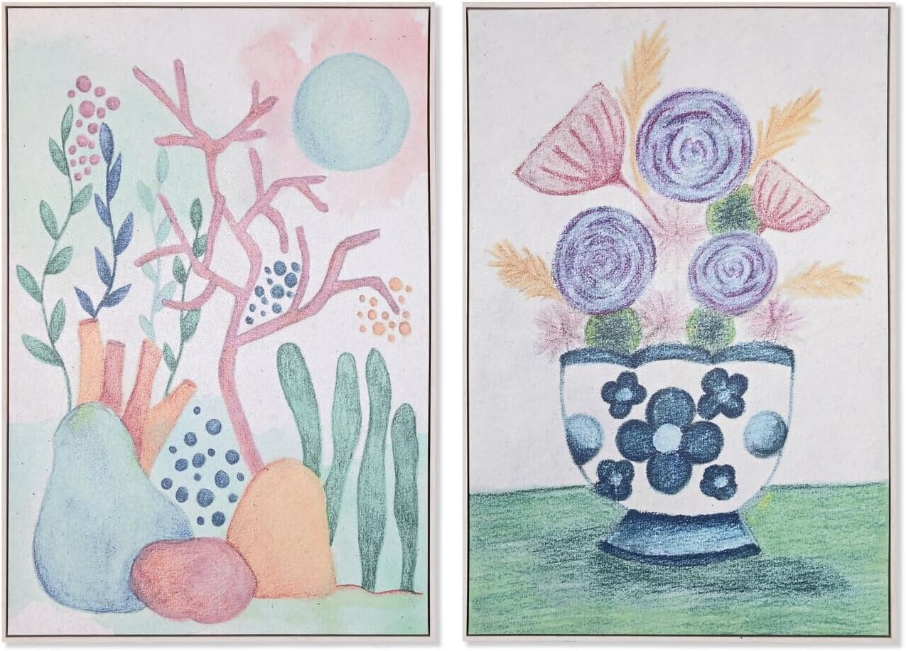 CUADRO PS LIENZO 83X4,5X123 ENMARCADO 2 SURT.