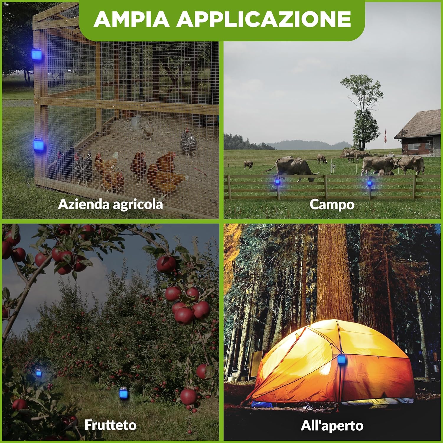 Isotronic Repellente per Animali Selvatici con LED Blu - immagine 6