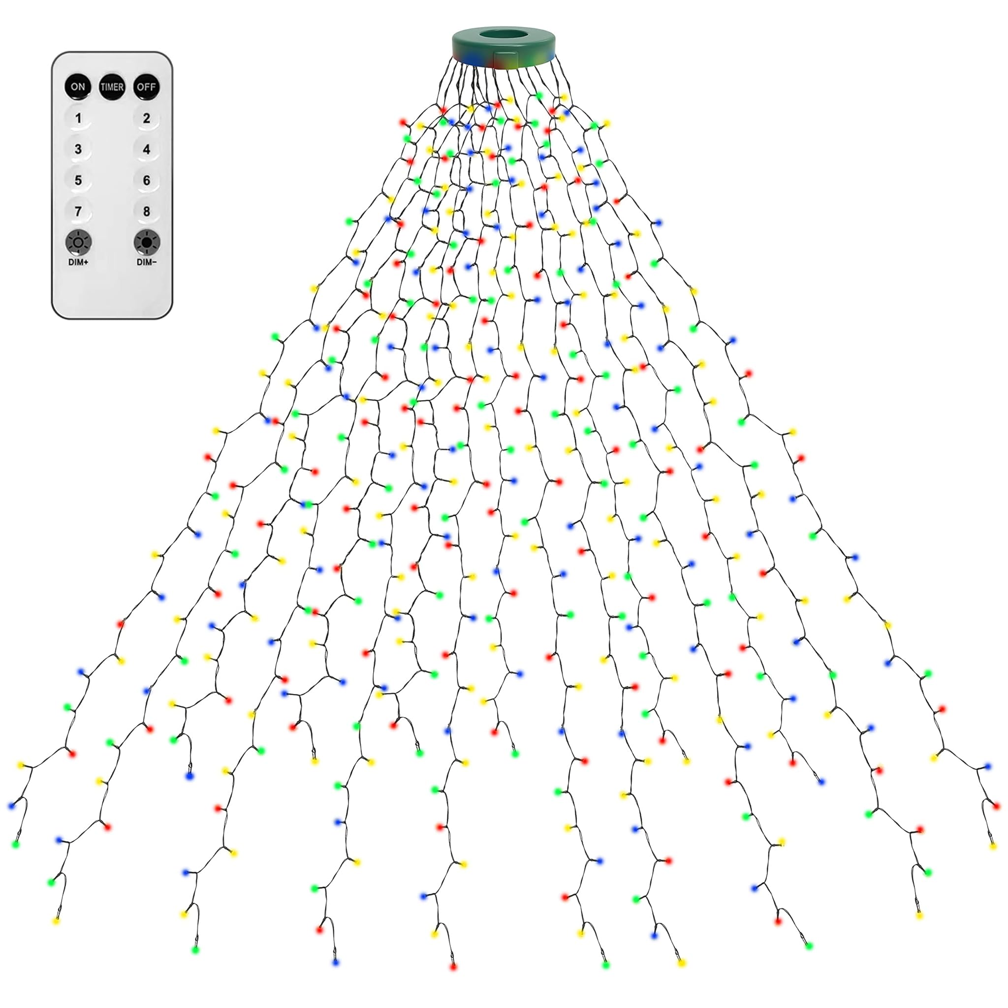 Luci Albero di Natale 400 LED con Timer, Colorato