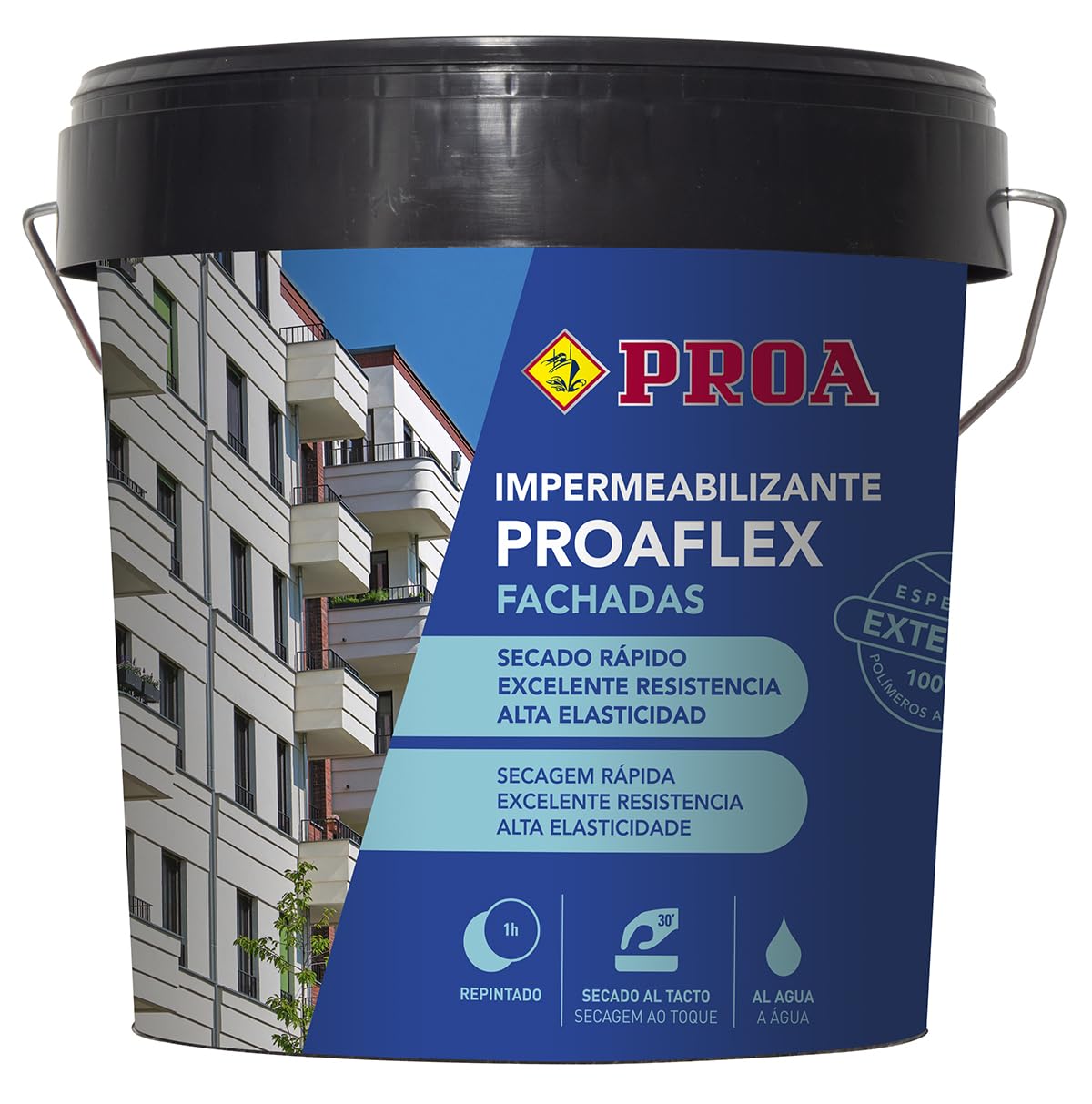prua pk645 W impermeabilizzante elastica proaflex J3, Matte 15 L