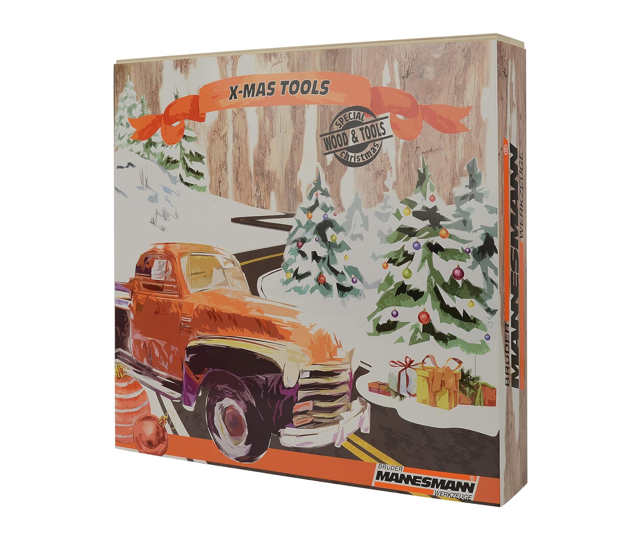 Brüder Mannesmann Calendario dell'Avvento in legno | M599930