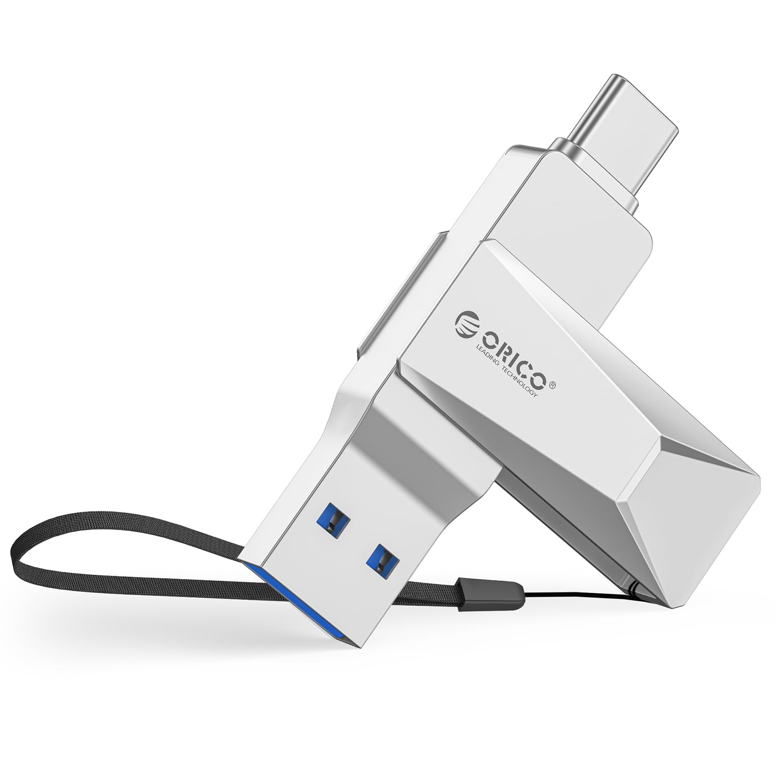 Orico Chiavetta USB 3.2 OTG 64 GB Tipo C, Argento