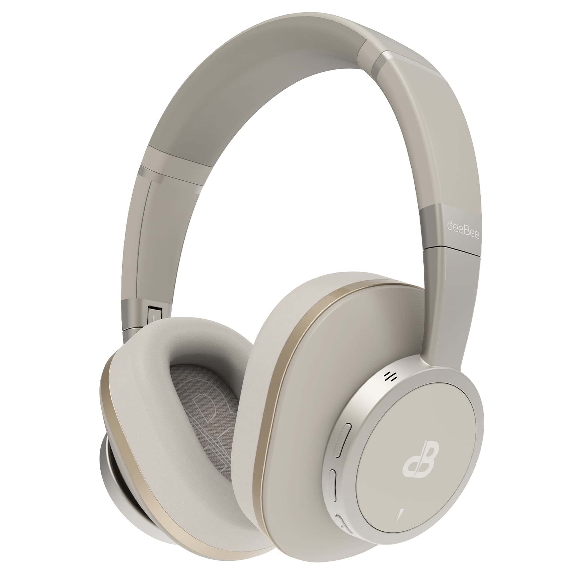 Deebee dB-Pulse Cuffie Bluetooth ANC 40mm, Nero