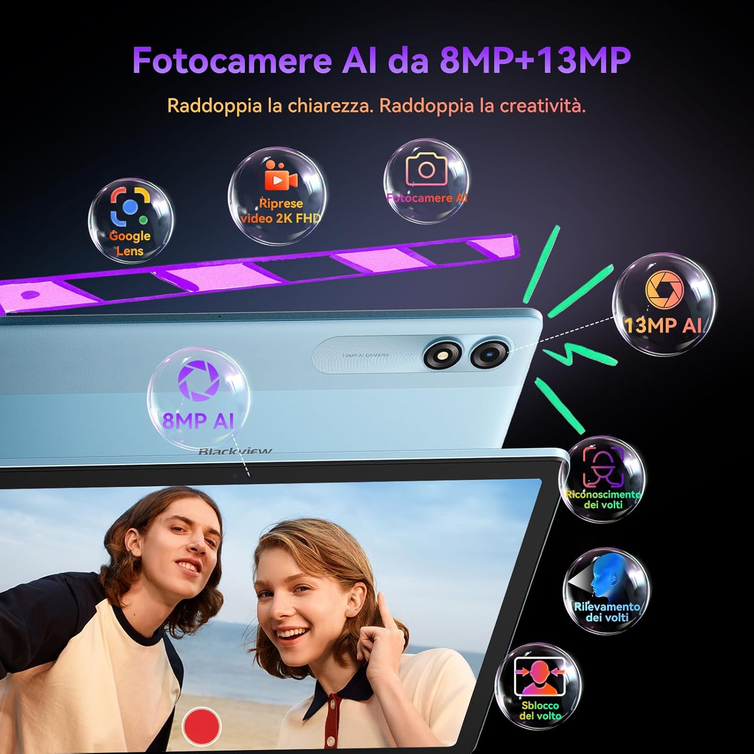 Blackview Tab9 Wifi Tablet 11 Pollici 2.4k FHD+, Android 14 - immagine 5