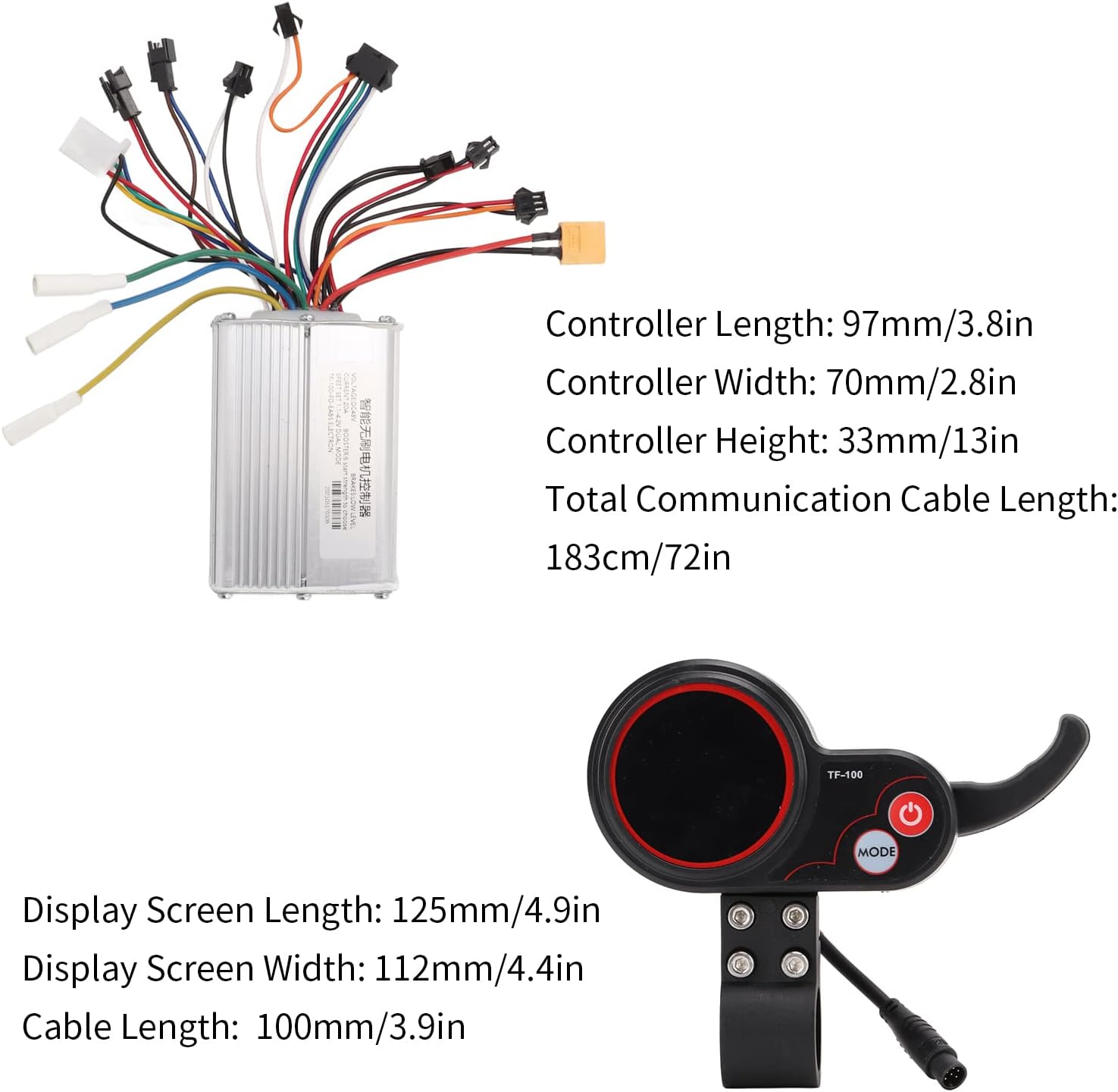 Lajs Controller 48V 20A con Display per Scooter Elettrico - immagine 7