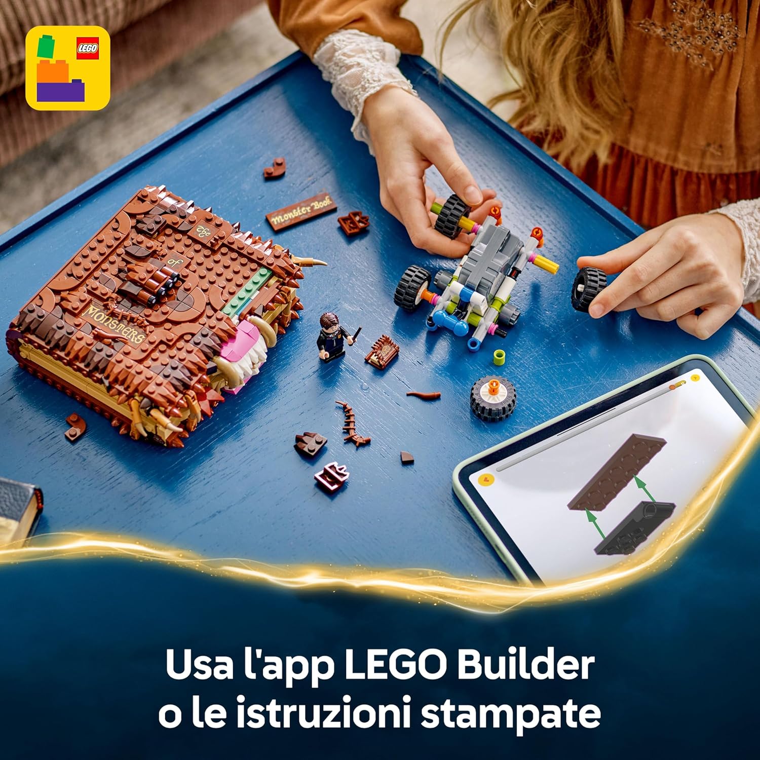 Lego Harry Potter - Il Libro Mostro dei Mostri Azzannante - immagine 3