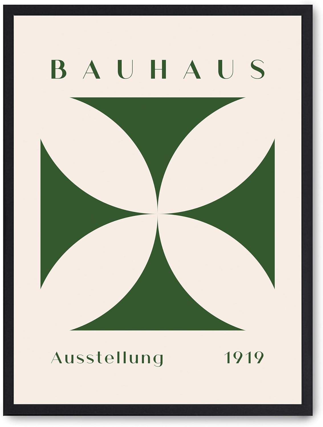 AlexandreHouse Quadro Bauhaus Green Flower - immagine 1