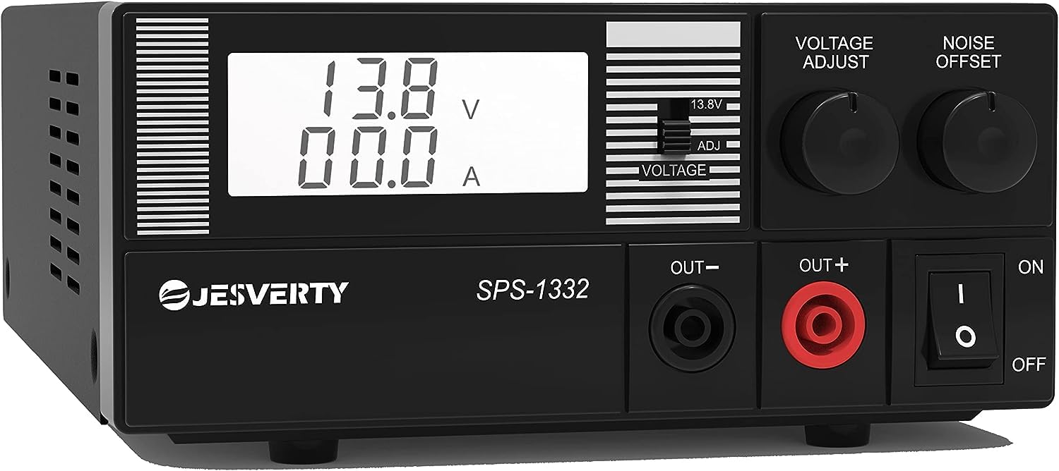 Jesverty SPS-1332 - Alimentatore da Banco 30 Amp Regolato