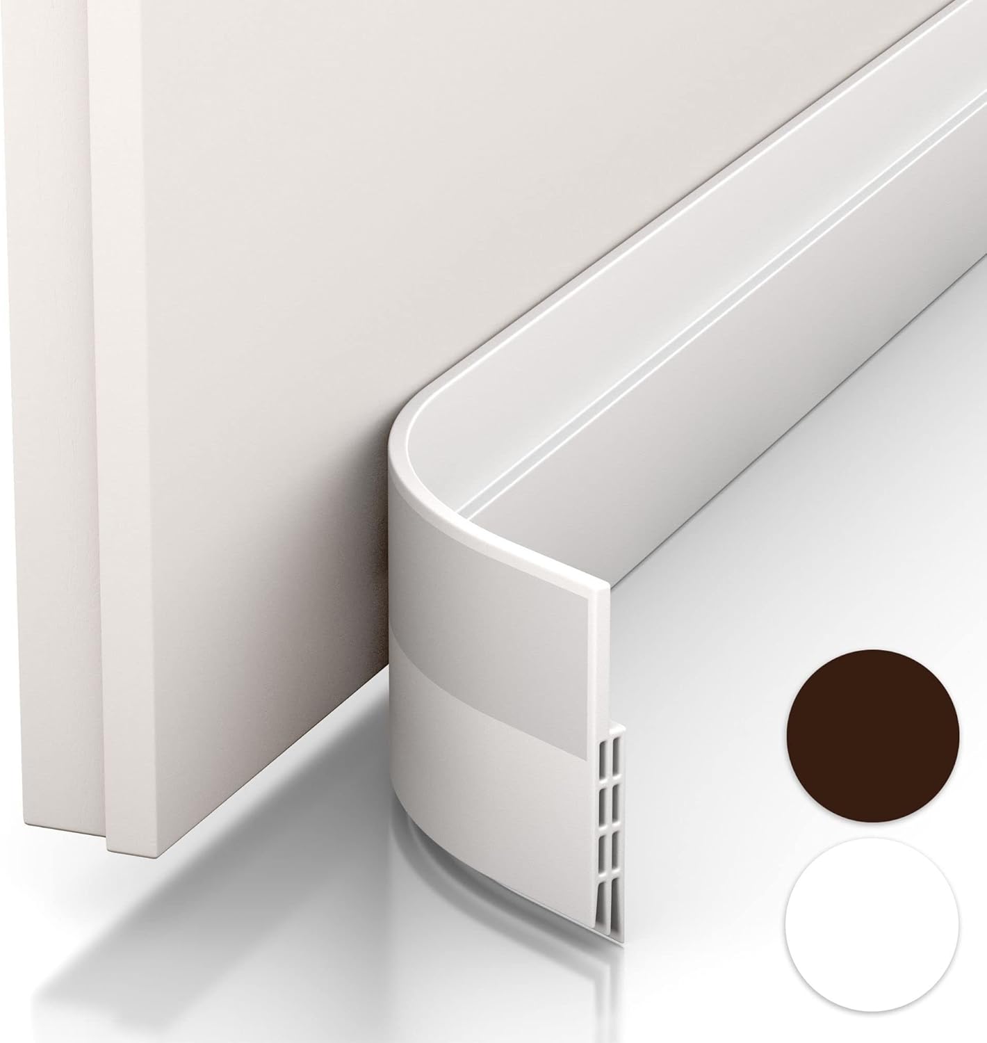 Vellure® Paraspifferi Sottoporta Premium (5 x Bianco) - immagine 1