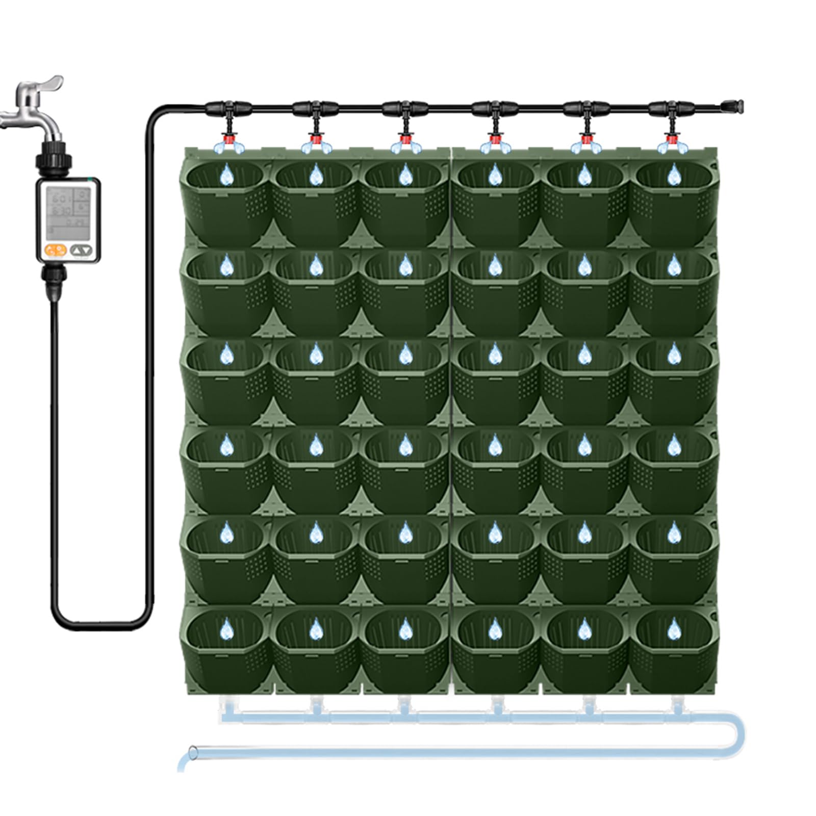 XQZMD Vaso Autoirrigante da Parete Verticale