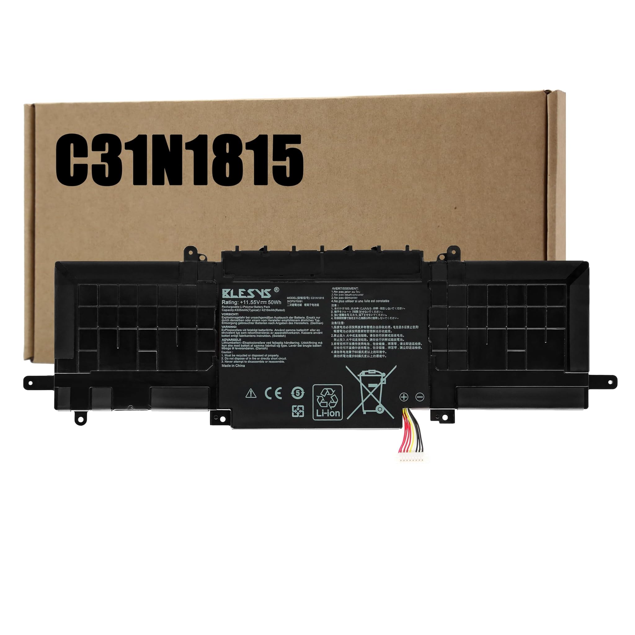 Blesys C31N1815 Batteria per Asus ZenBook 13 UX333F