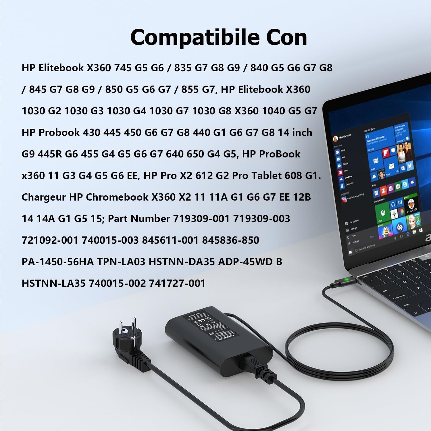 Caricatore HP USB-C 65W per PC - immagine 4