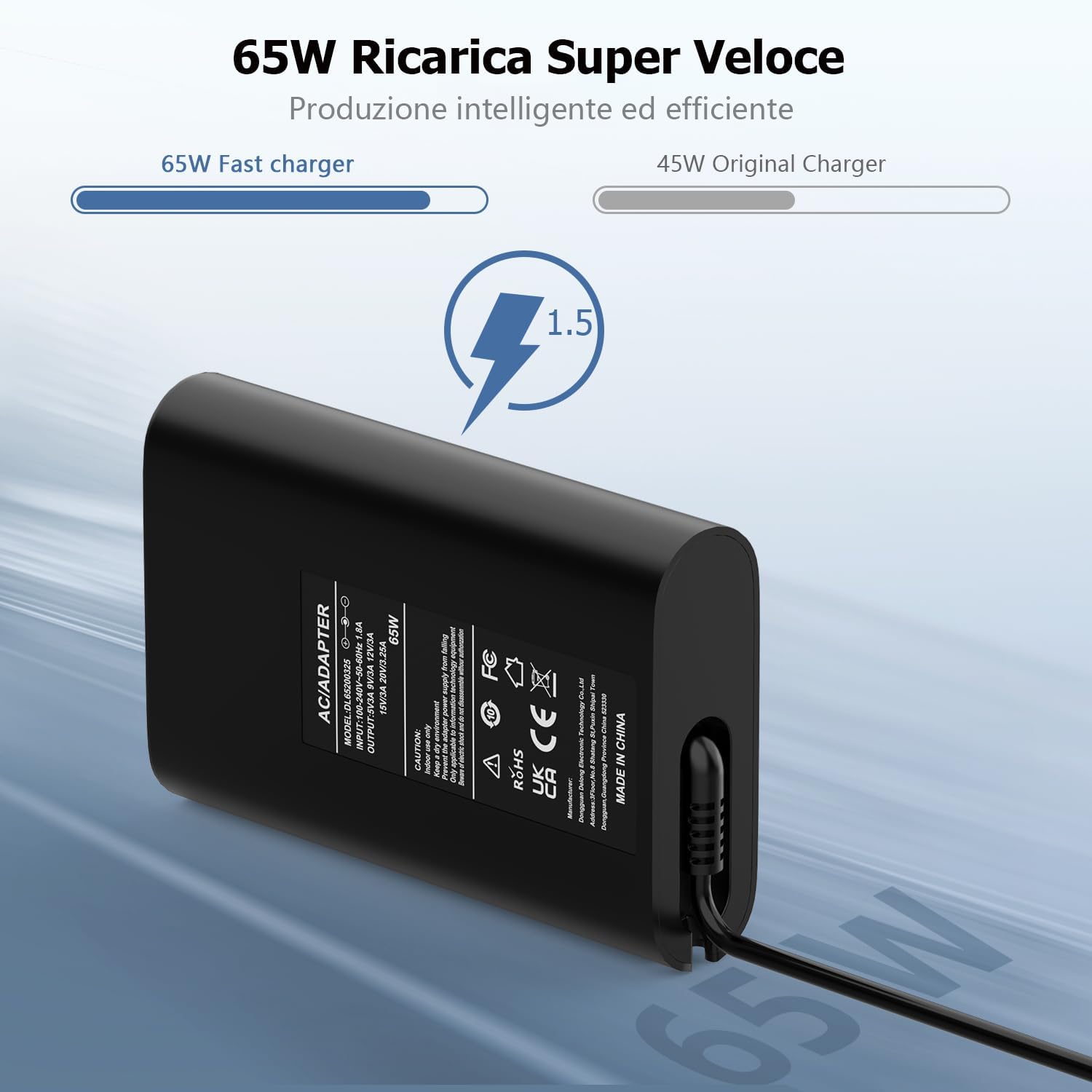 Caricatore HP USB-C 65W per PC - immagine 6