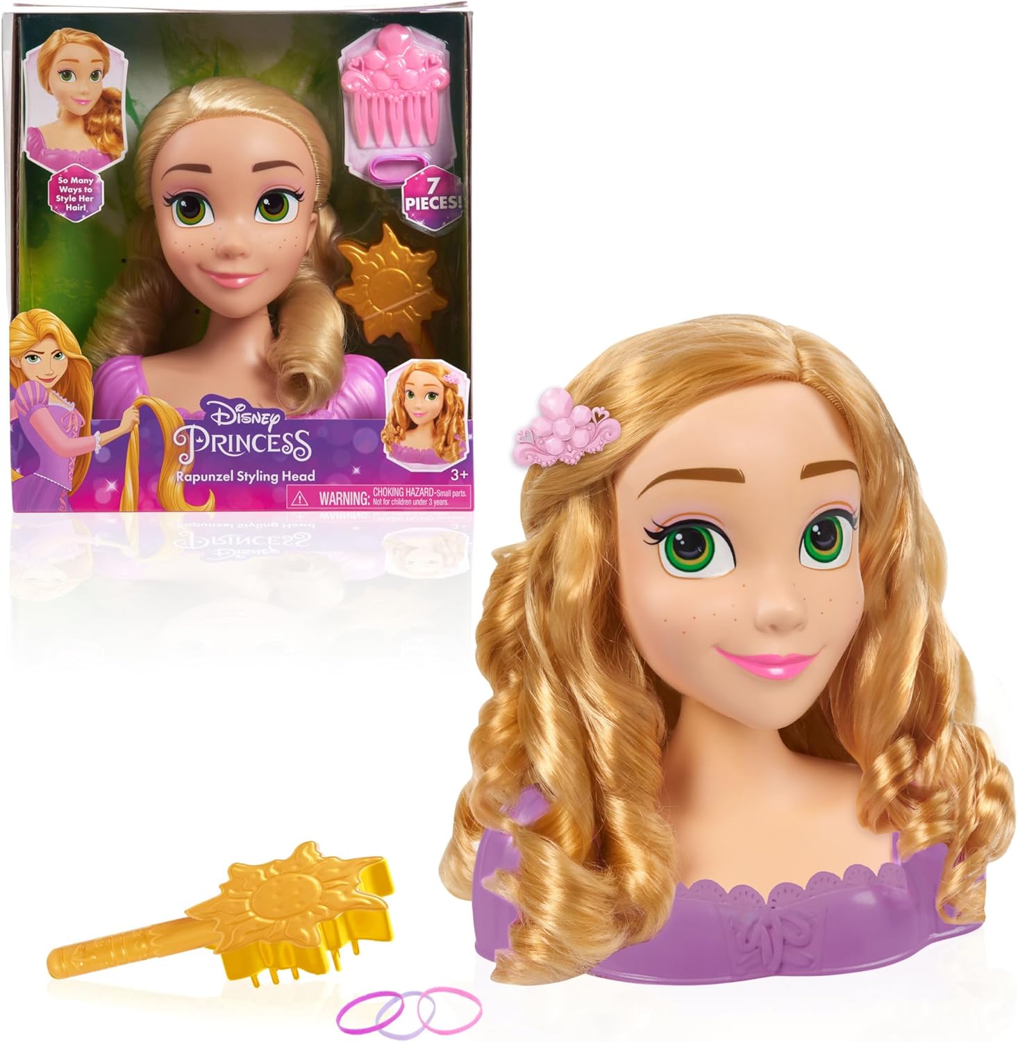 Just Play Testa da Pettinare Principesse Disney - Rapunzel - immagine 1