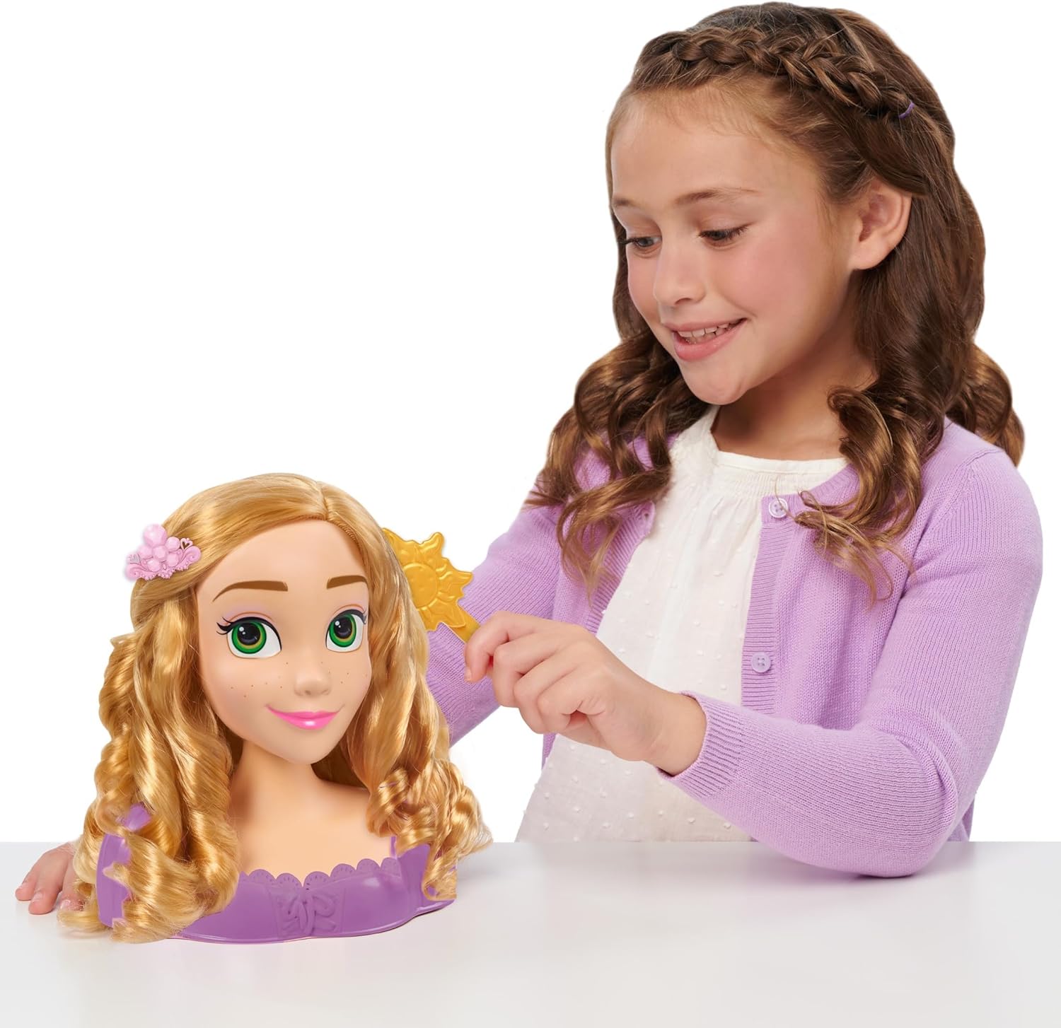 Just Play Testa da Pettinare Principesse Disney - Rapunzel - immagine 2